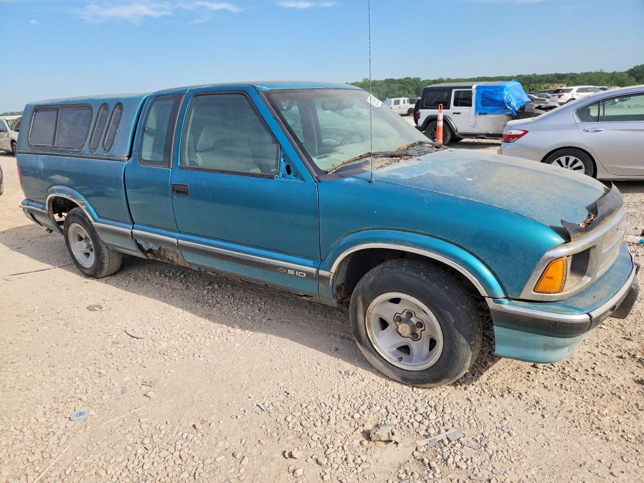 1995 Chevrolet S Truck S10 Green vin: 1GCCS19W7S8191084