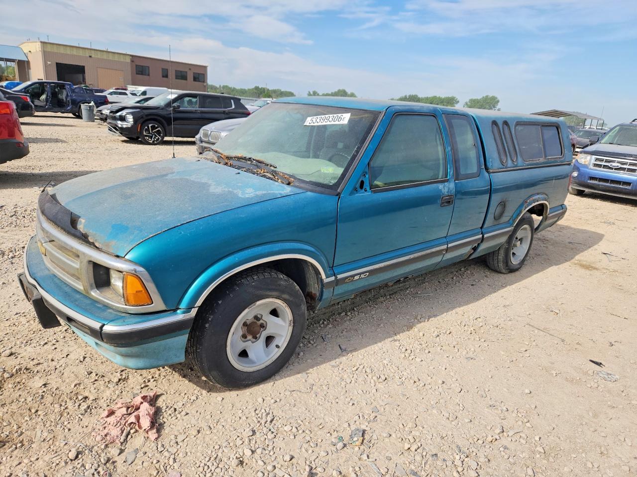 1995 Chevrolet S Truck S10 Green vin: 1GCCS19W7S8191084