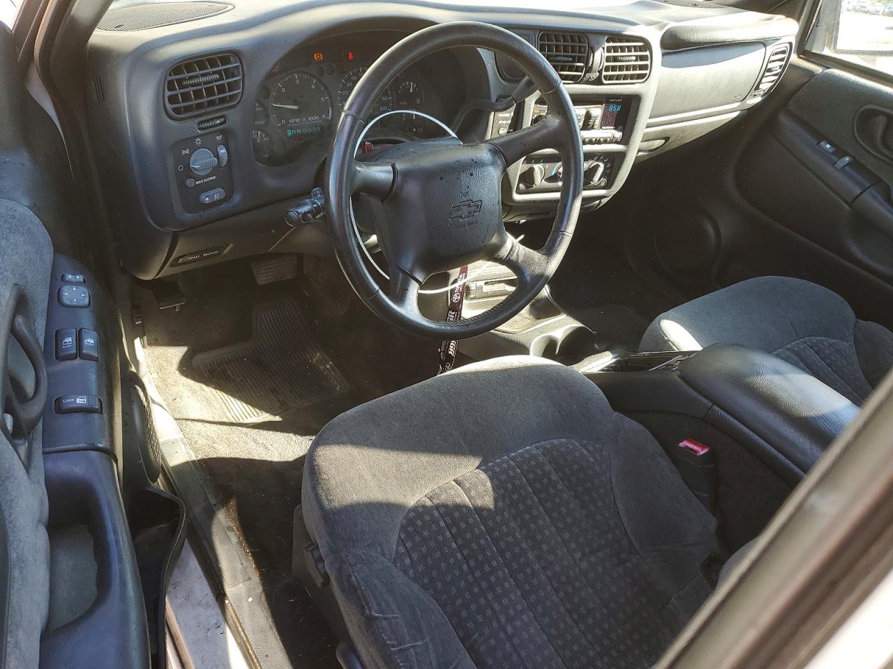 2002 Chevrolet S Truck S10 White vin: 1GCCS19W828136966