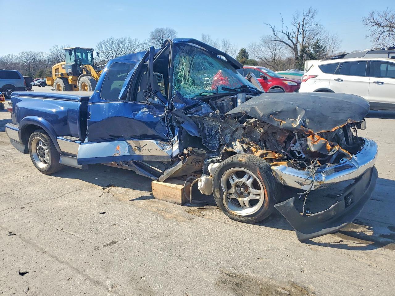 2001 Chevrolet S Truck S10 Blue vin: 1GCCS19W918242602