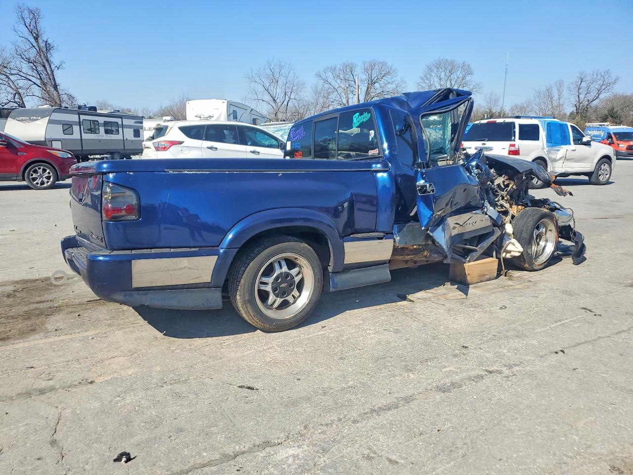 2001 Chevrolet S Truck S10 Blue vin: 1GCCS19W918242602