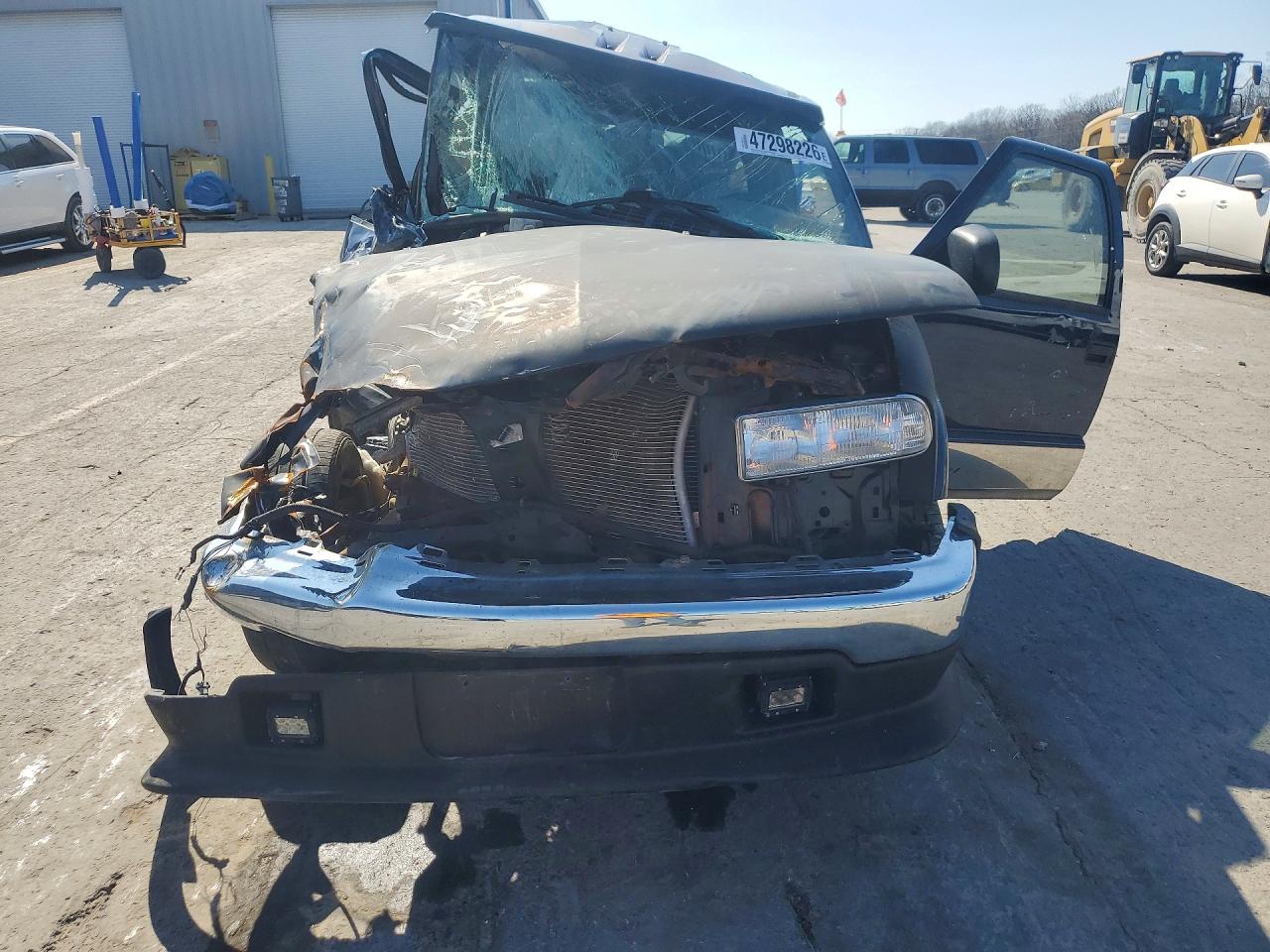 2001 Chevrolet S Truck S10 Blue vin: 1GCCS19W918242602