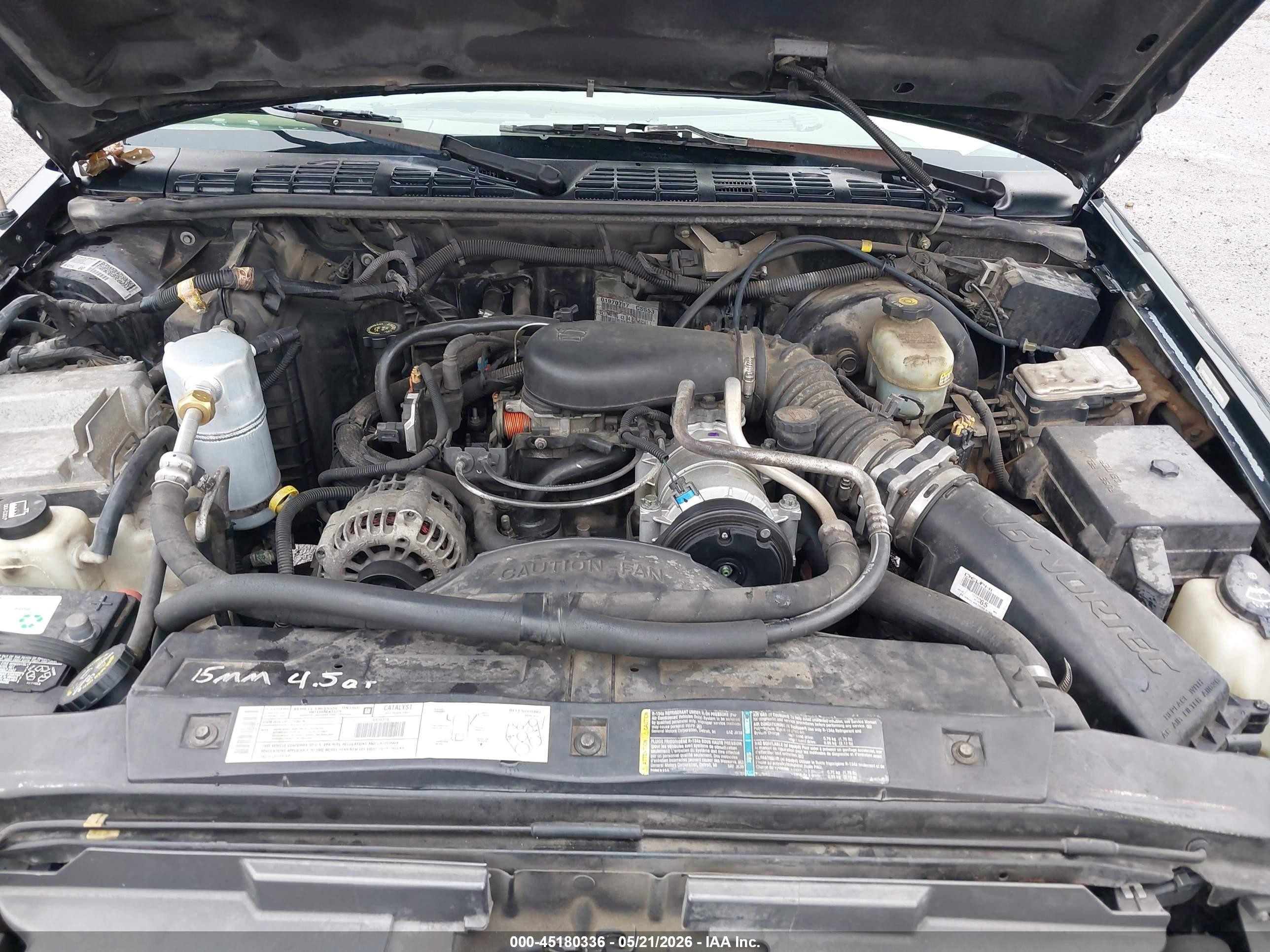 2002 Chevrolet S-10 Ls Черный vin: 1GCCS19WX28236423