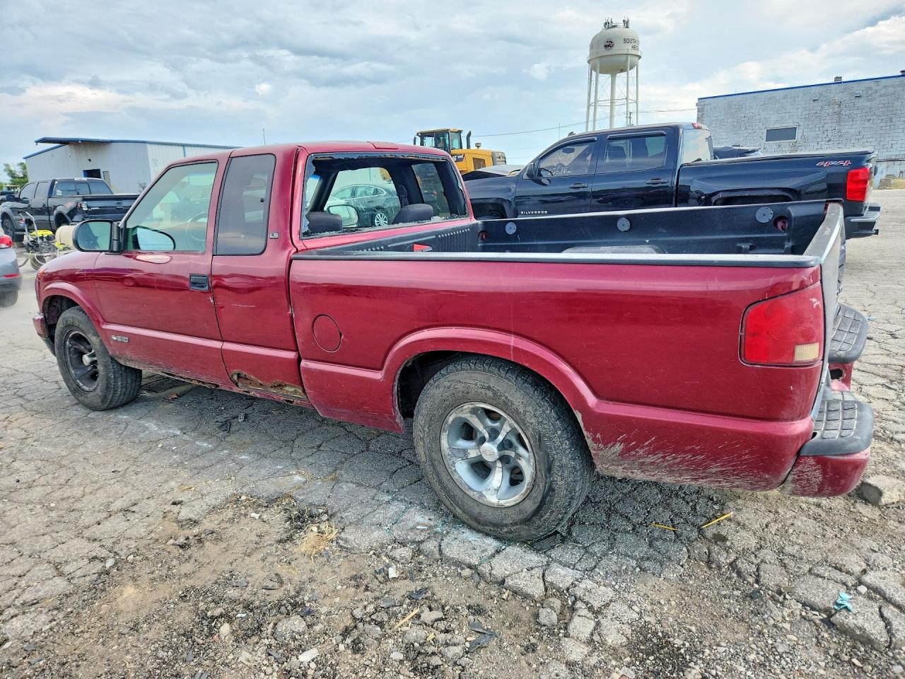 2003 Chevrolet S Truck S10 Burgundy vin: 1GCCS19X038159894