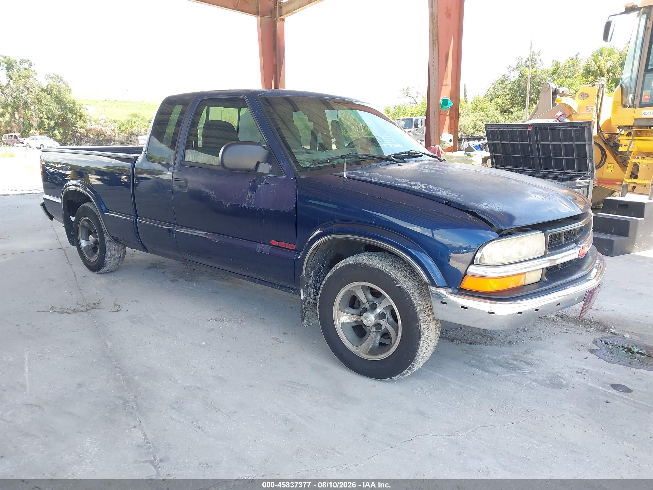 2003 Chevrolet S-10 Ls Blue vin: 1GCCS19X038192183