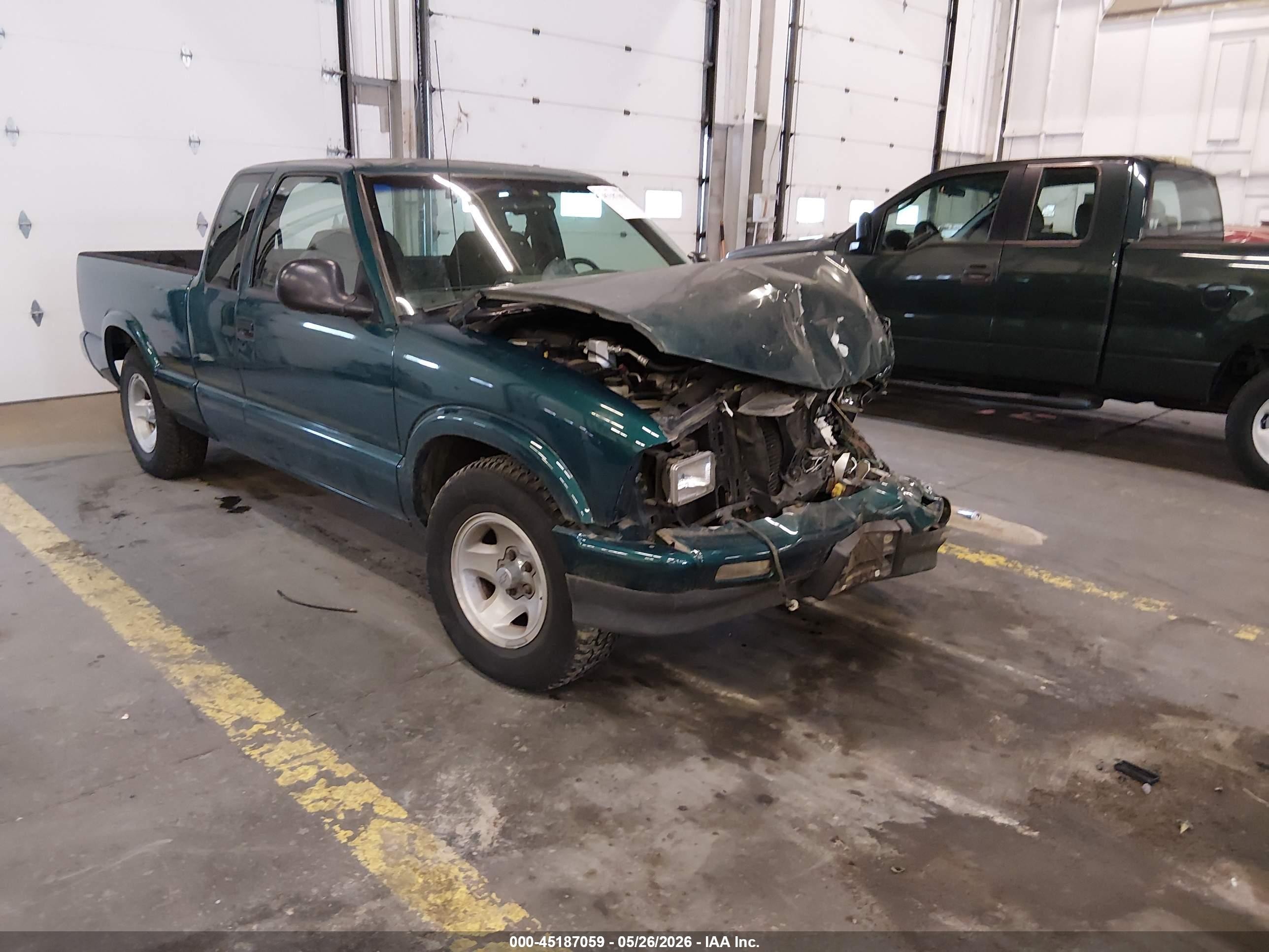 1997 Chevrolet S-10 Ls Fleetside Cmi Green vin: 1GCCS19X0V8185558