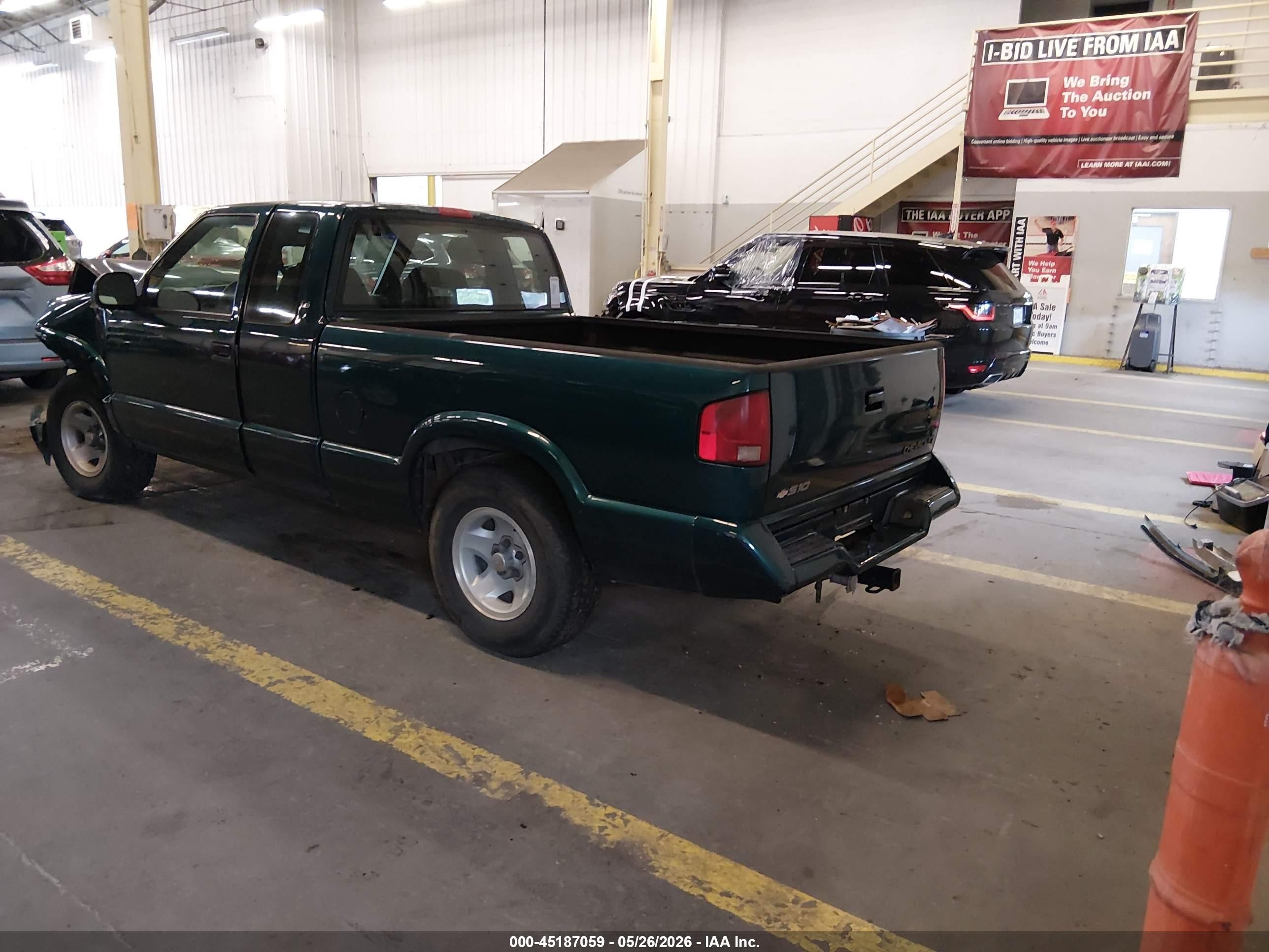 1997 Chevrolet S-10 Ls Fleetside Cmi Green vin: 1GCCS19X0V8185558