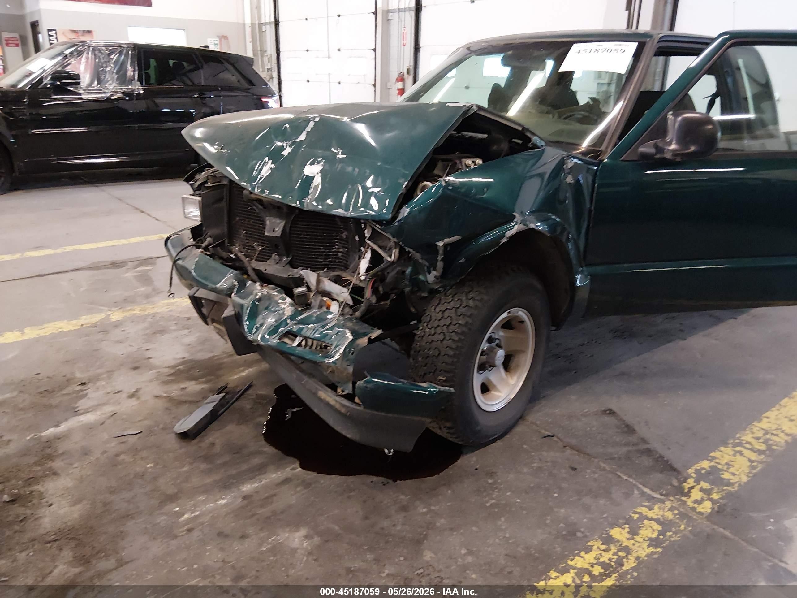1997 Chevrolet S-10 Ls Fleetside Cmi Green vin: 1GCCS19X0V8185558