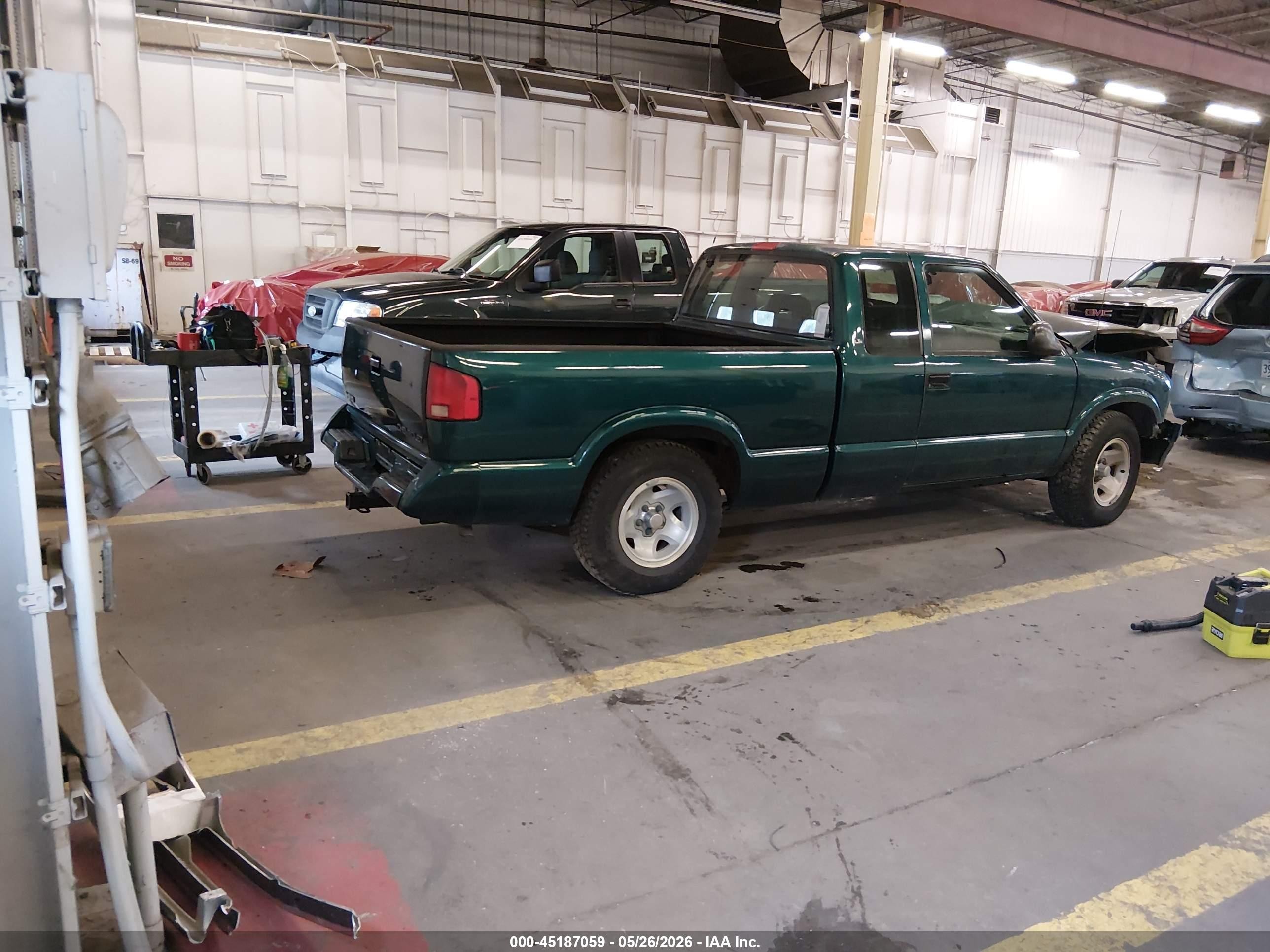 1997 Chevrolet S-10 Ls Fleetside Cmi Green vin: 1GCCS19X0V8185558