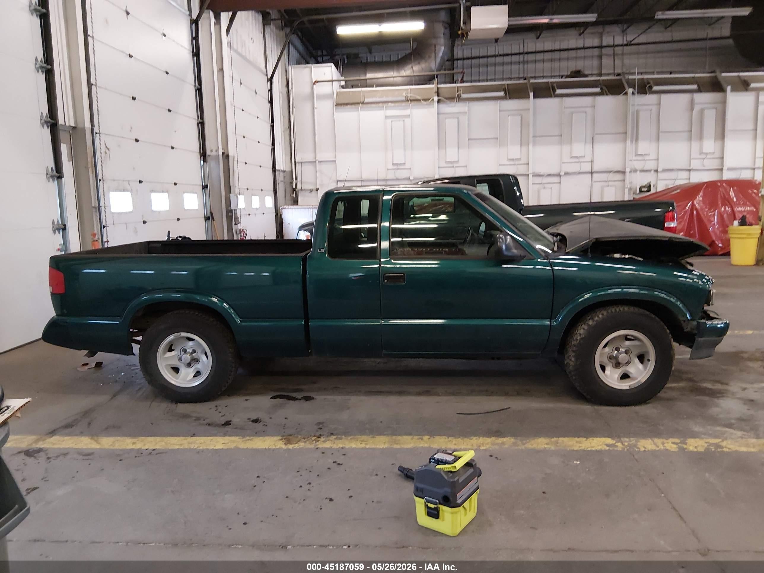 1997 Chevrolet S-10 Ls Fleetside Cmi Green vin: 1GCCS19X0V8185558