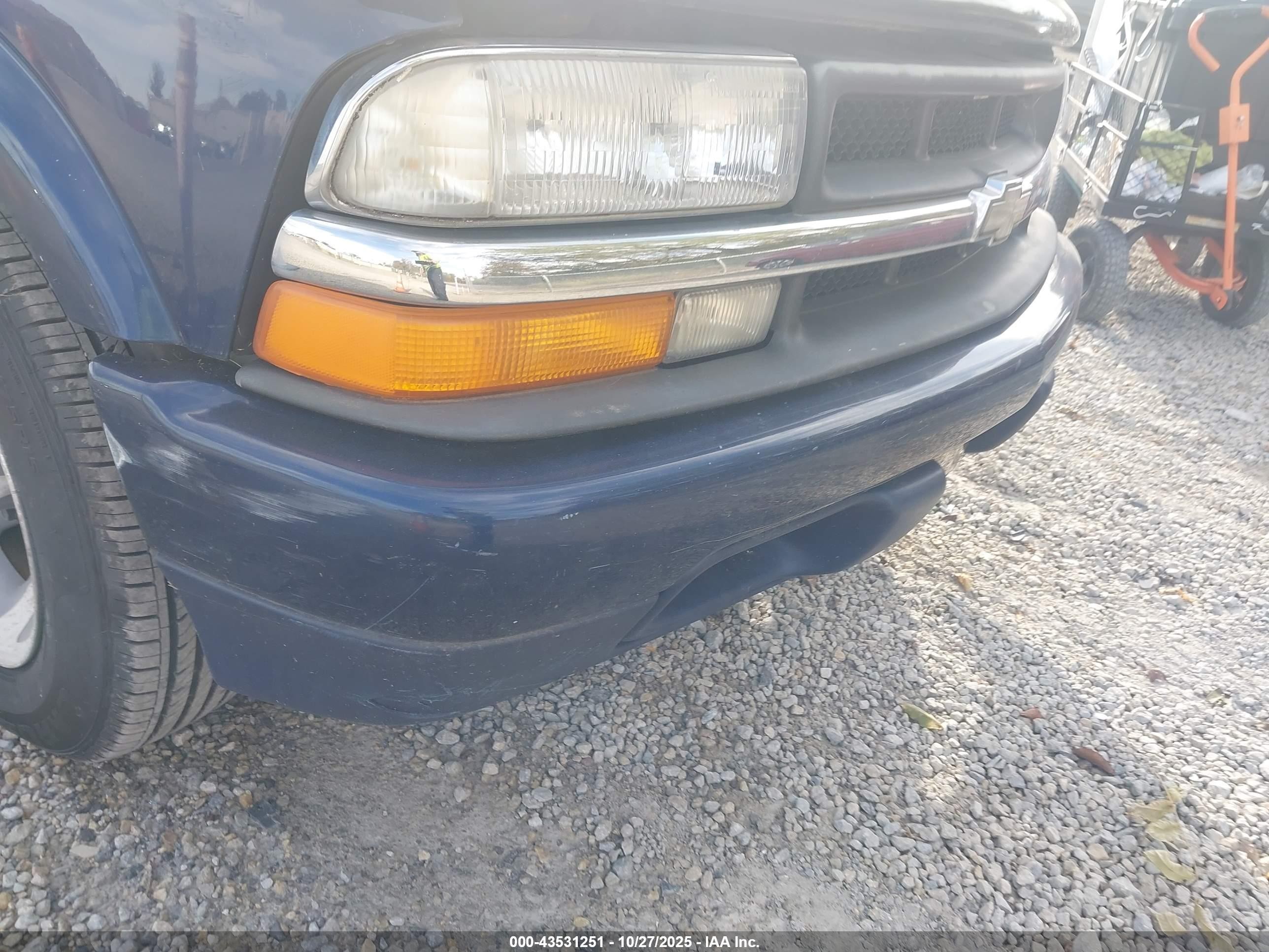 1998 Chevrolet S-10 Ls Sportside Синий vin: 1GCCS19X0W8246263