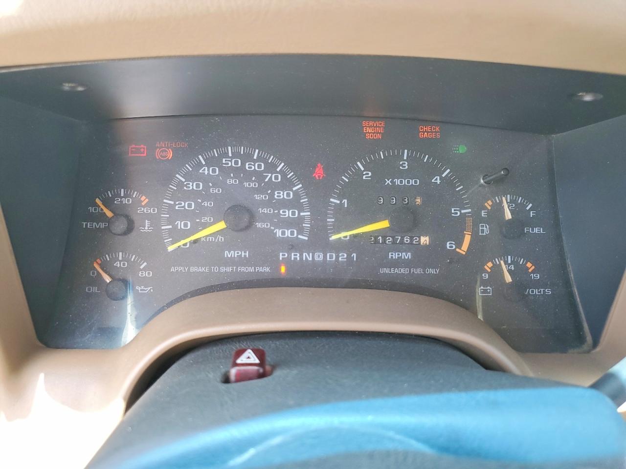 1997 Chevrolet S Truck S10 Beige vin: 1GCCS19X3V8128741