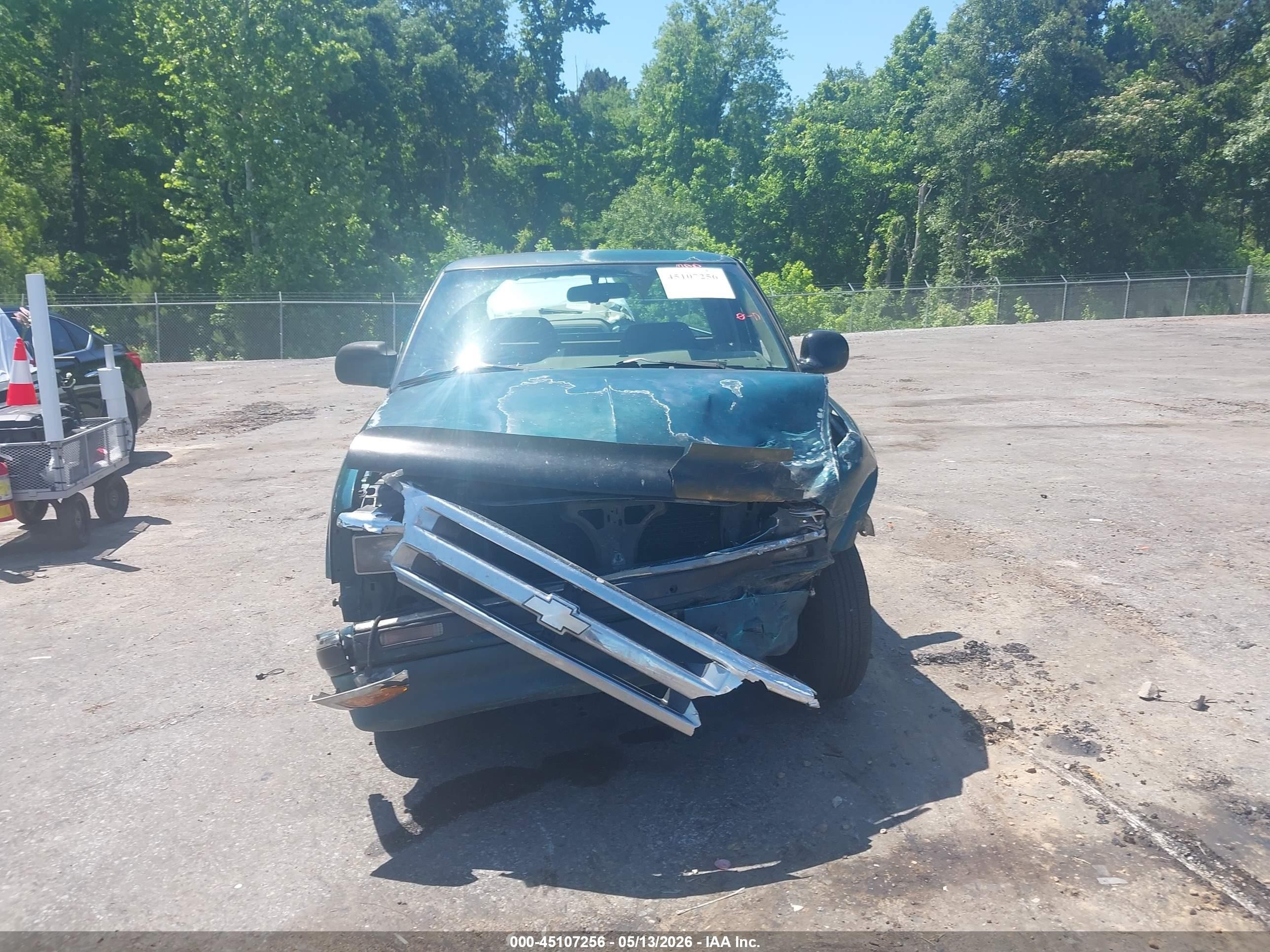1997 Chevrolet S-10 Ls Fleetside Green vin: 1GCCS19X3VK249451