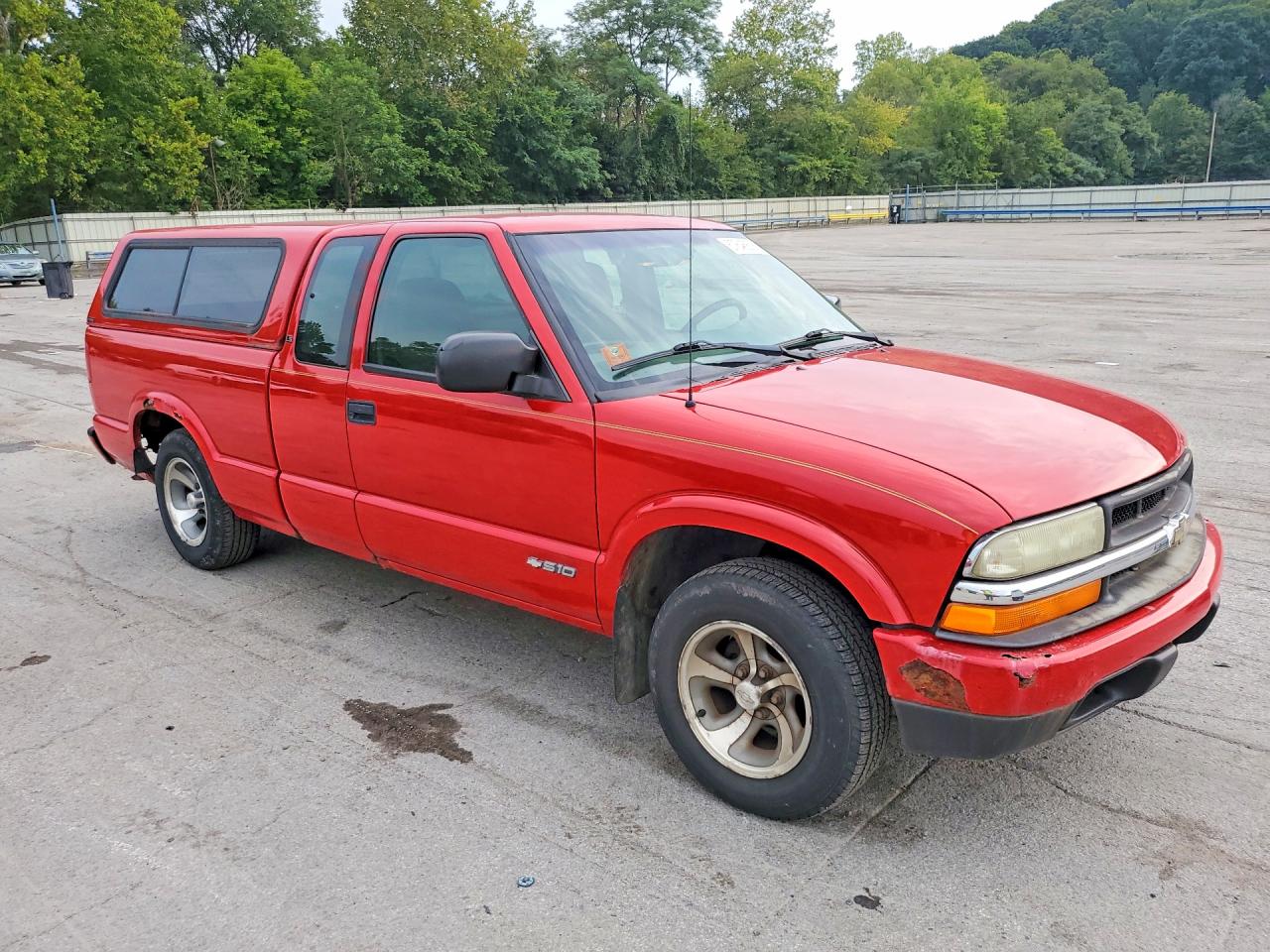 2003 Chevrolet S Truck S10 Red vin: 1GCCS19X438222348