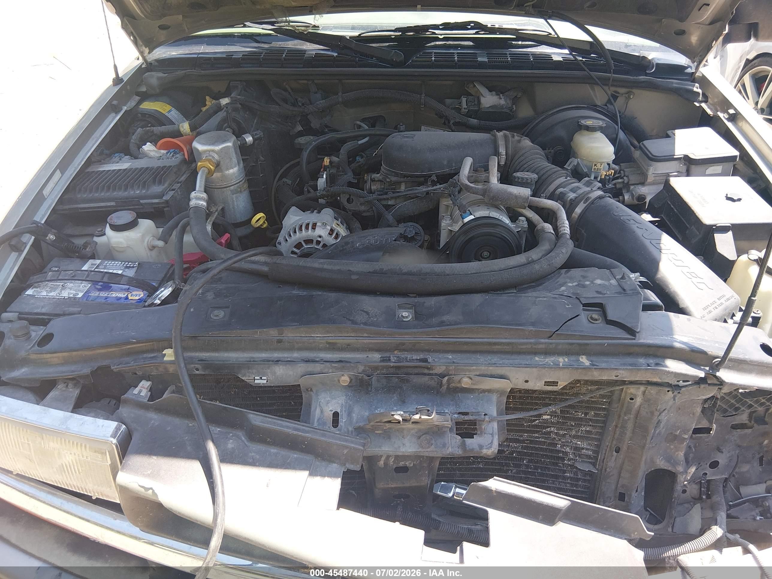 1999 Chevrolet S-10 Ls Gray vin: 1GCCS19X4XK217238