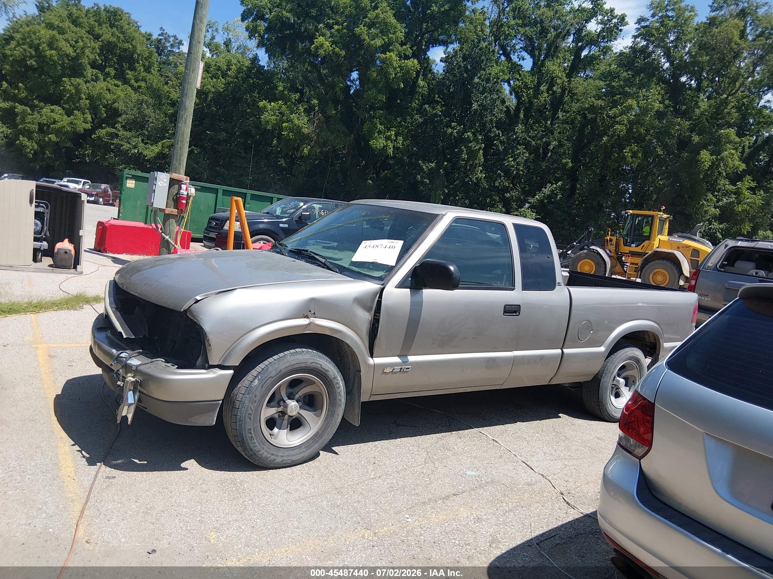 1999 Chevrolet S-10 Ls Gray vin: 1GCCS19X4XK217238