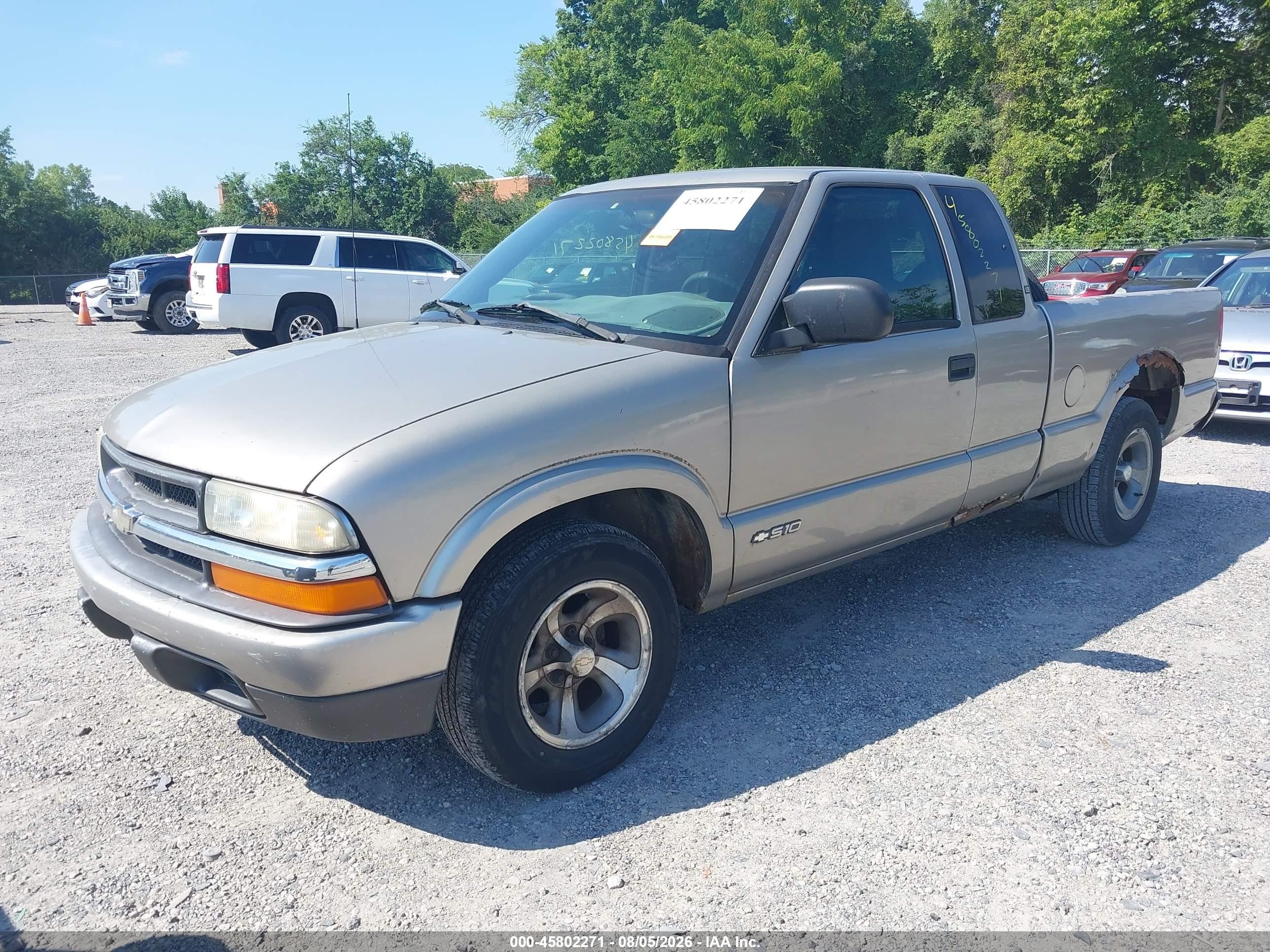 2003 Chevrolet S-10 Ls Tan vin: 1GCCS19X538133548