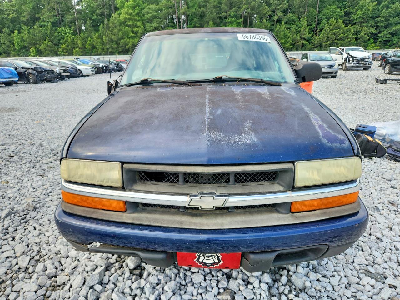 2003 Chevrolet S Truck S10 Blue vin: 1GCCS19X538178439