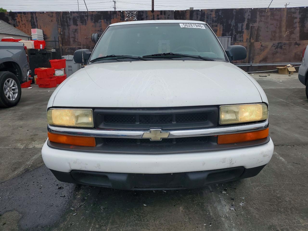 2003 Chevrolet S Truck S10 White vin: 1GCCS19X638107217