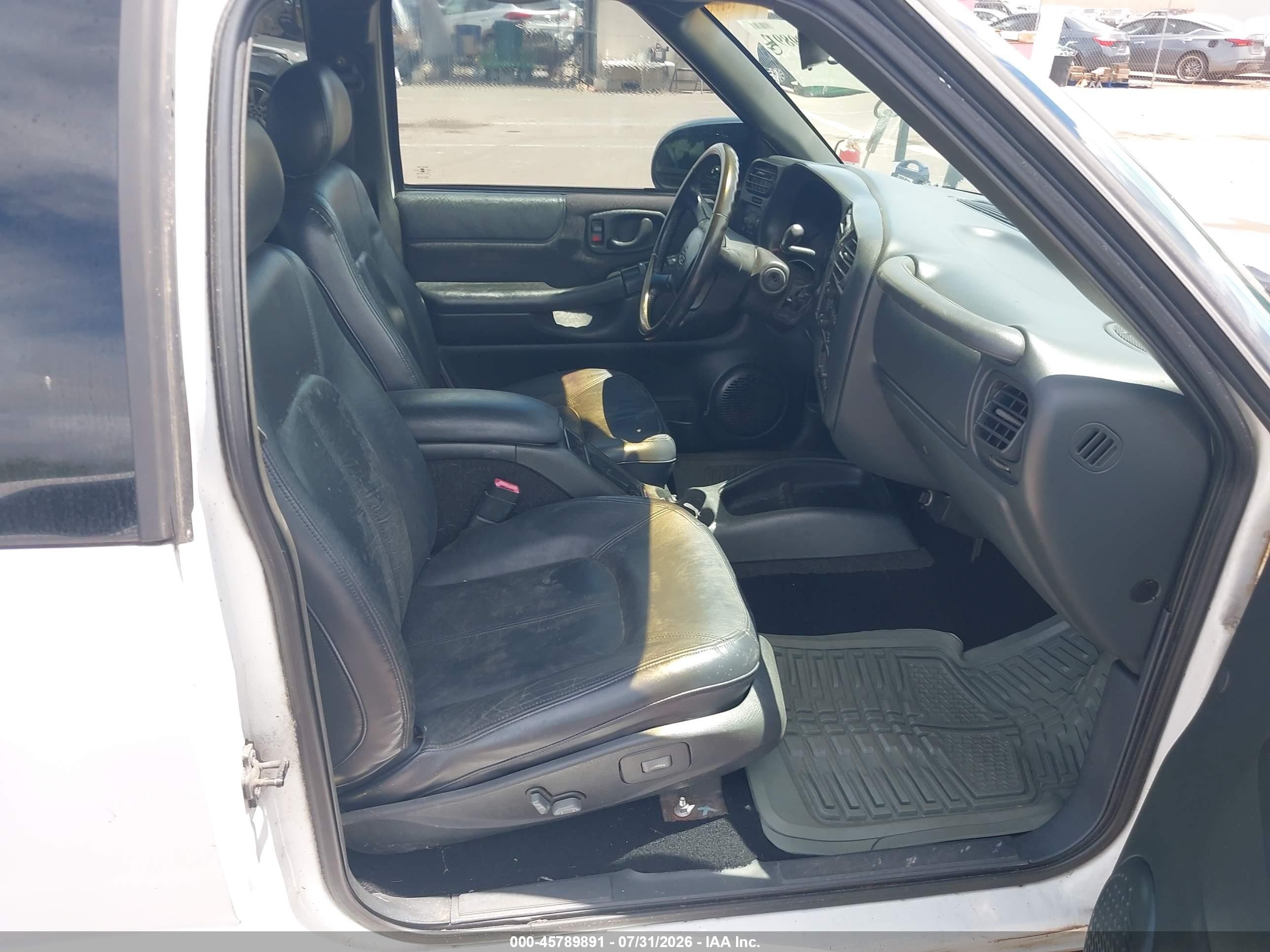 2003 Chevrolet S-10 Ls White vin: 1GCCS19X638161665