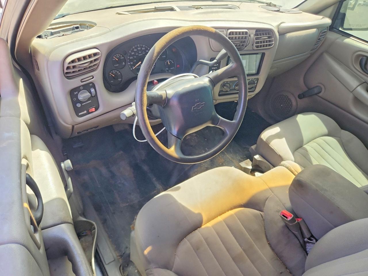 2003 Chevrolet S Truck S10 White vin: 1GCCS19X638214560