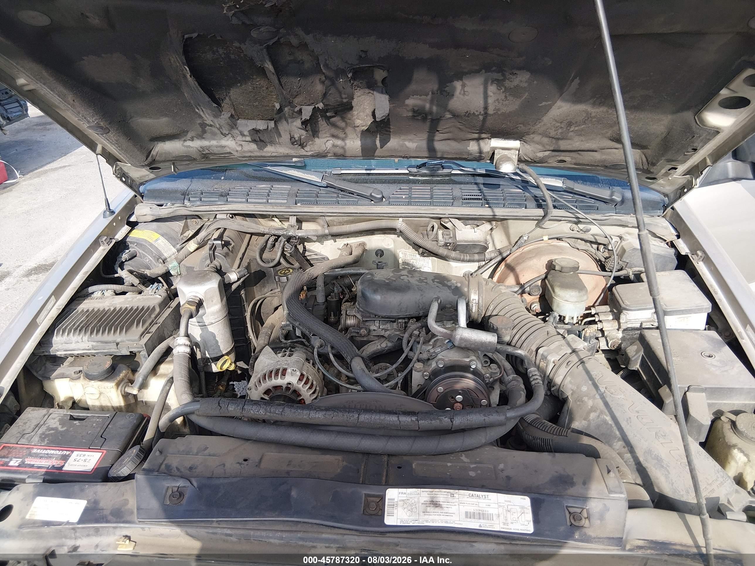 1998 Chevrolet S-10 Ls Золотой vin: 1GCCS19X6W8252701