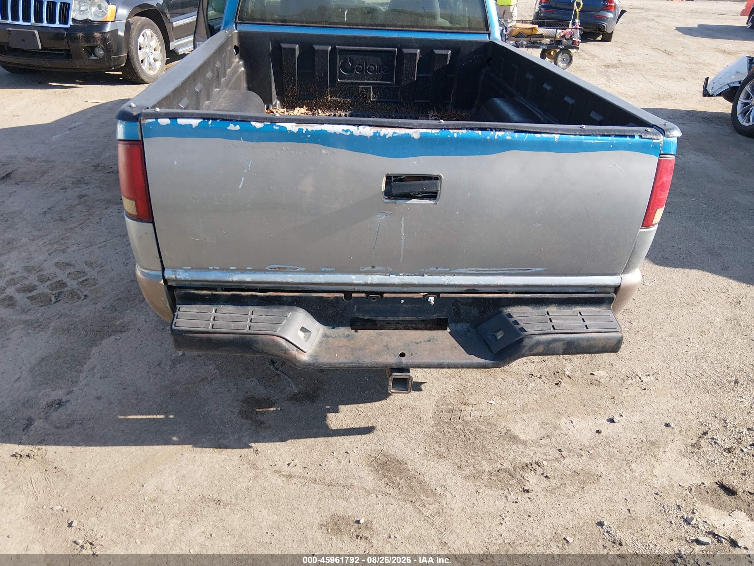 1997 Chevrolet S-10 Ls Fleetside Blue vin: 1GCCS19X7V8170832