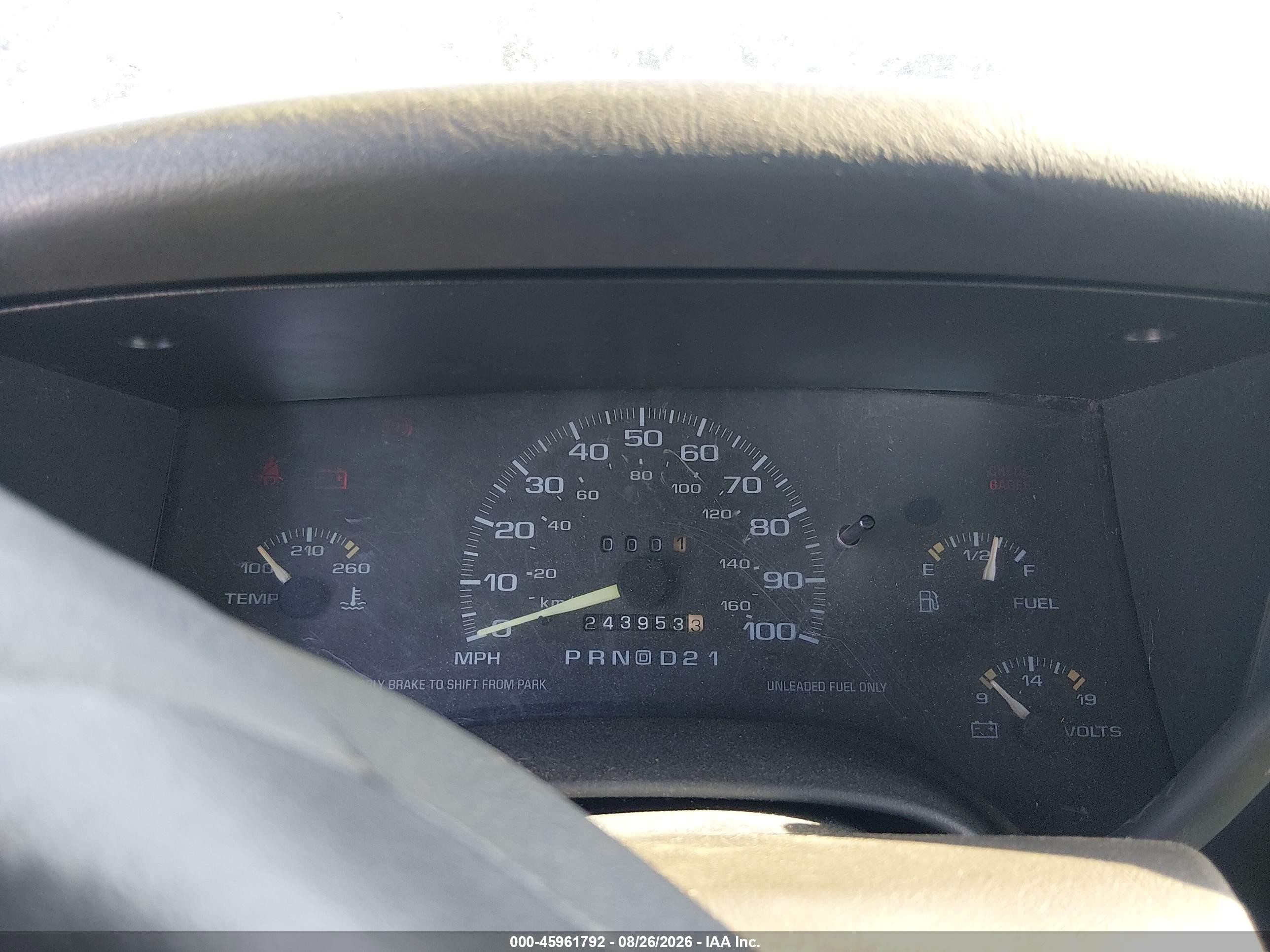 1997 Chevrolet S-10 Ls Fleetside Blue vin: 1GCCS19X7V8170832