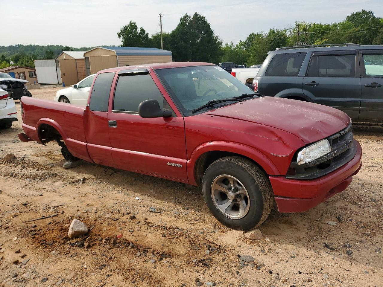 1998 Chevrolet S Truck S10 Red vin: 1GCCS19X8WK104598