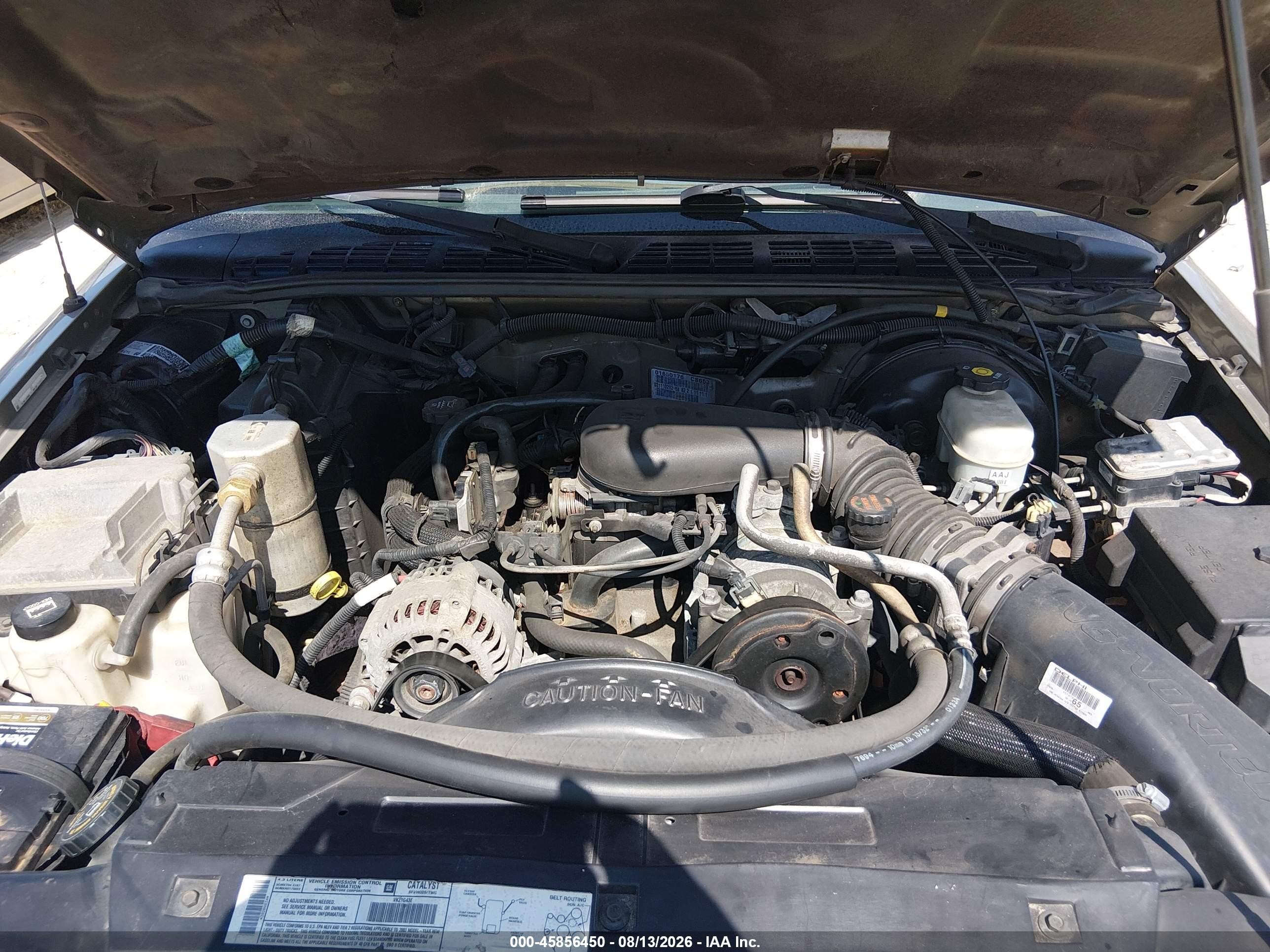 2003 Chevrolet S-10 Ls Champagne vin: 1GCCS19X938208834
