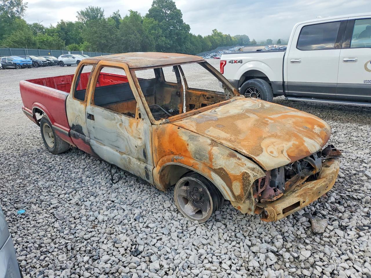 1996 Chevrolet S Truck S10 Red vin: 1GCCS19X9TK177572