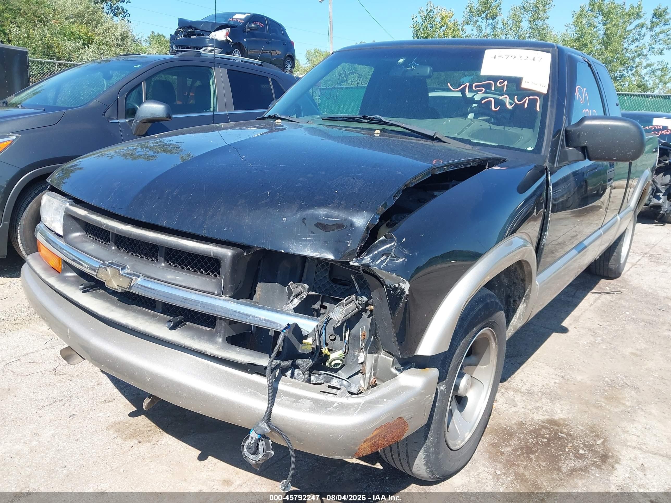 1999 Chevrolet S-10 Ls Черный vin: 1GCCS19XXX8143840