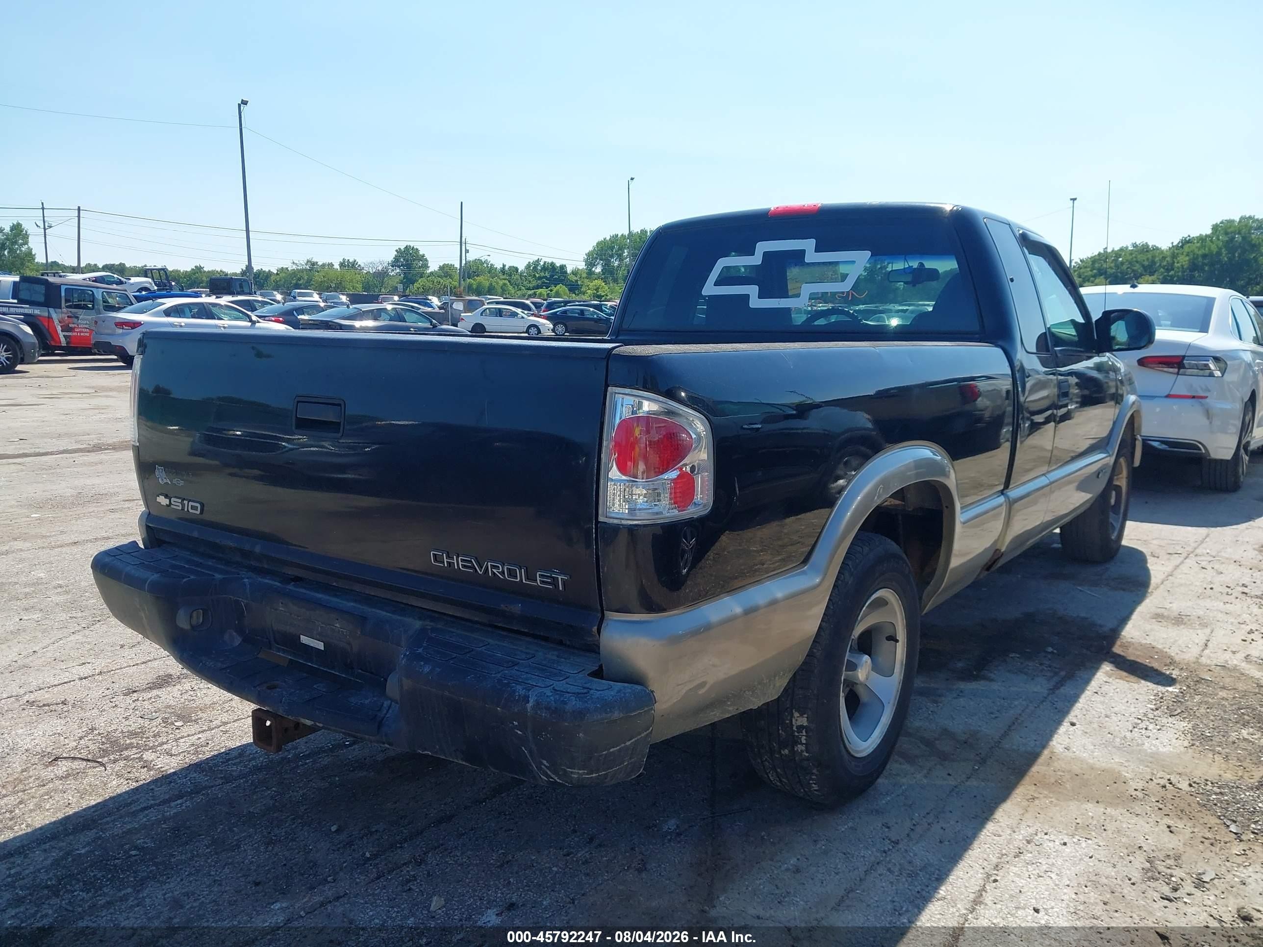 1999 Chevrolet S-10 Ls Черный vin: 1GCCS19XXX8143840