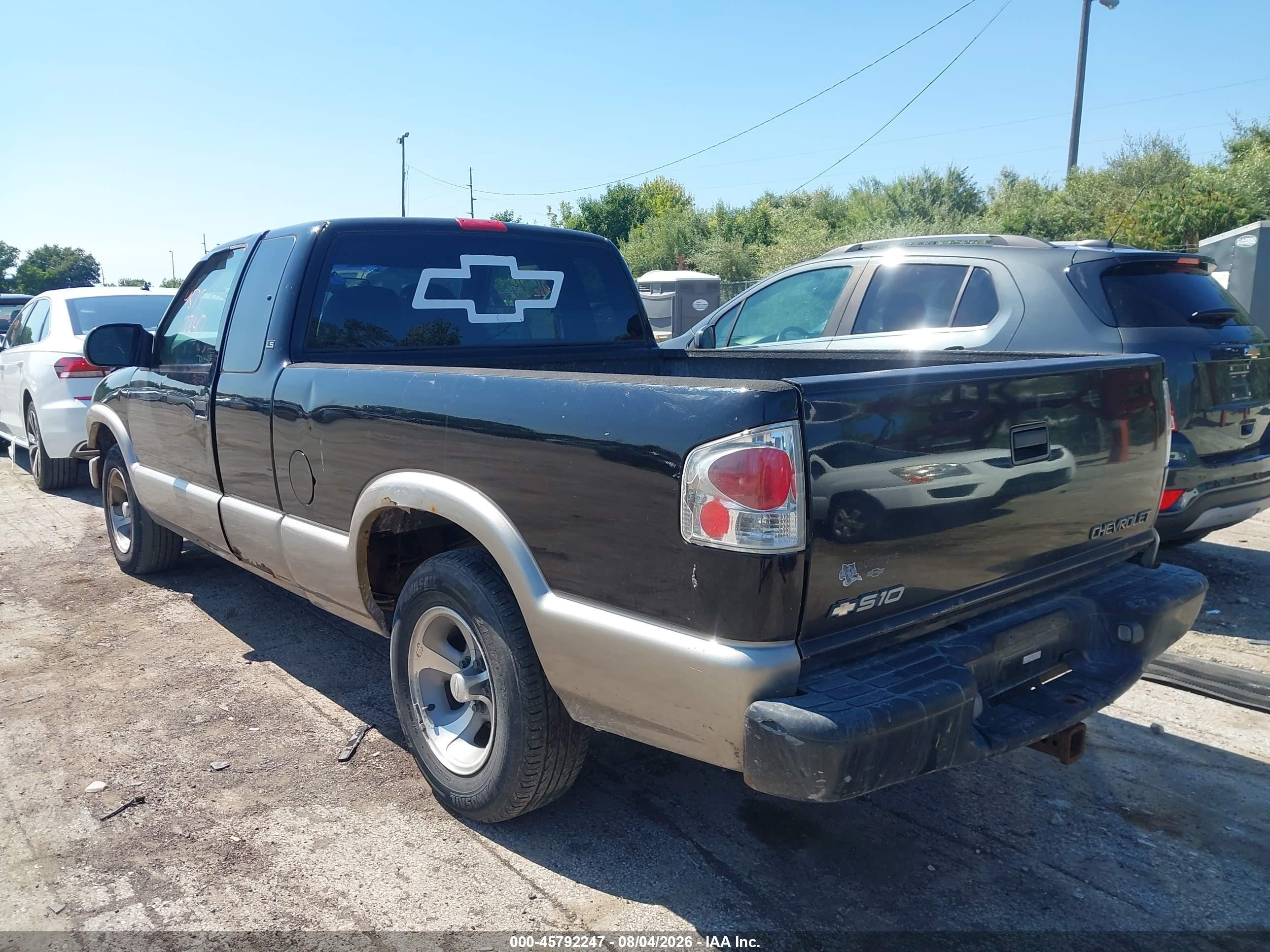 1999 Chevrolet S-10 Ls Черный vin: 1GCCS19XXX8143840