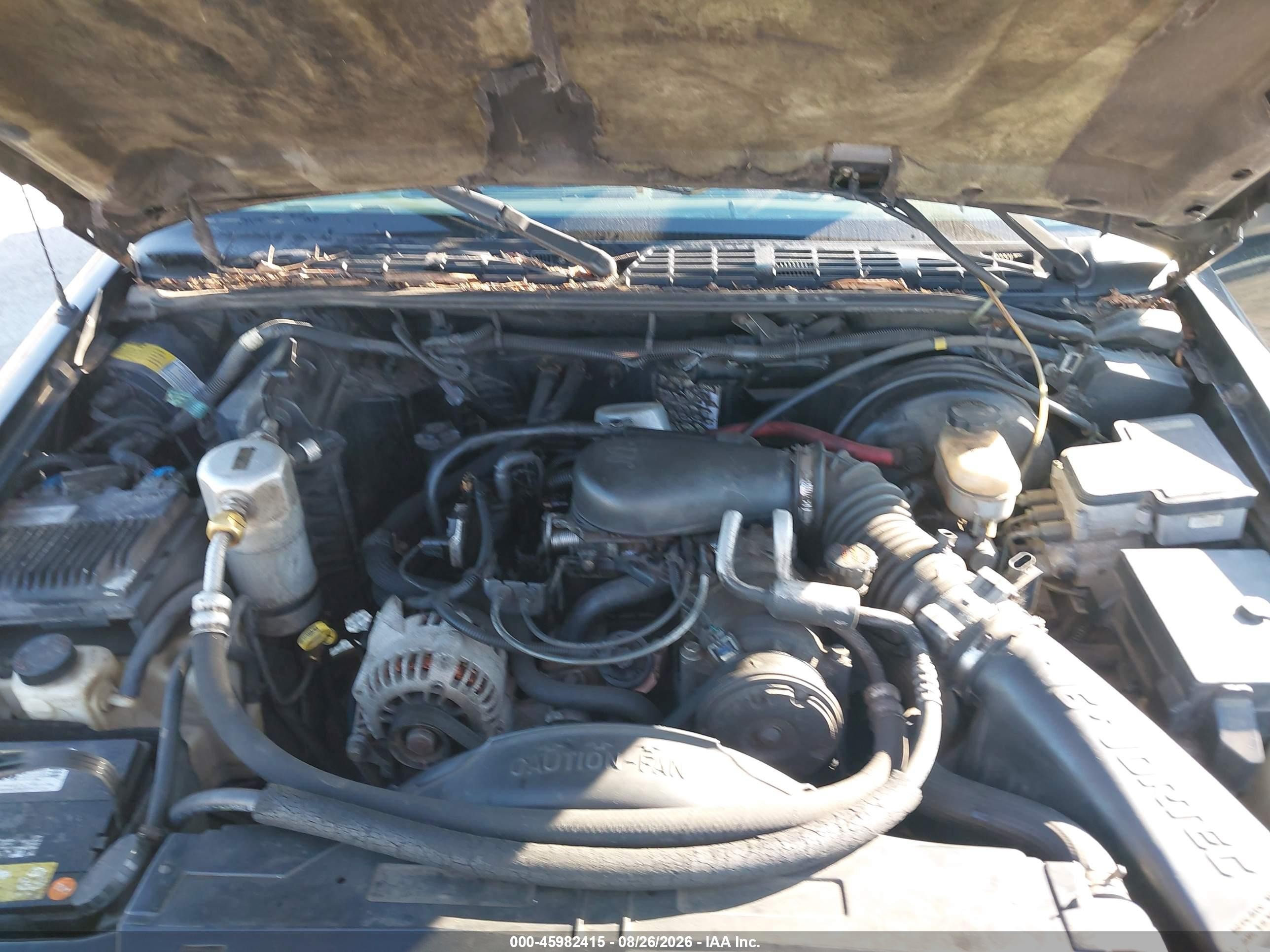 1999 Chevrolet S-10 Ls Black vin: 1GCCS19XXX8160850