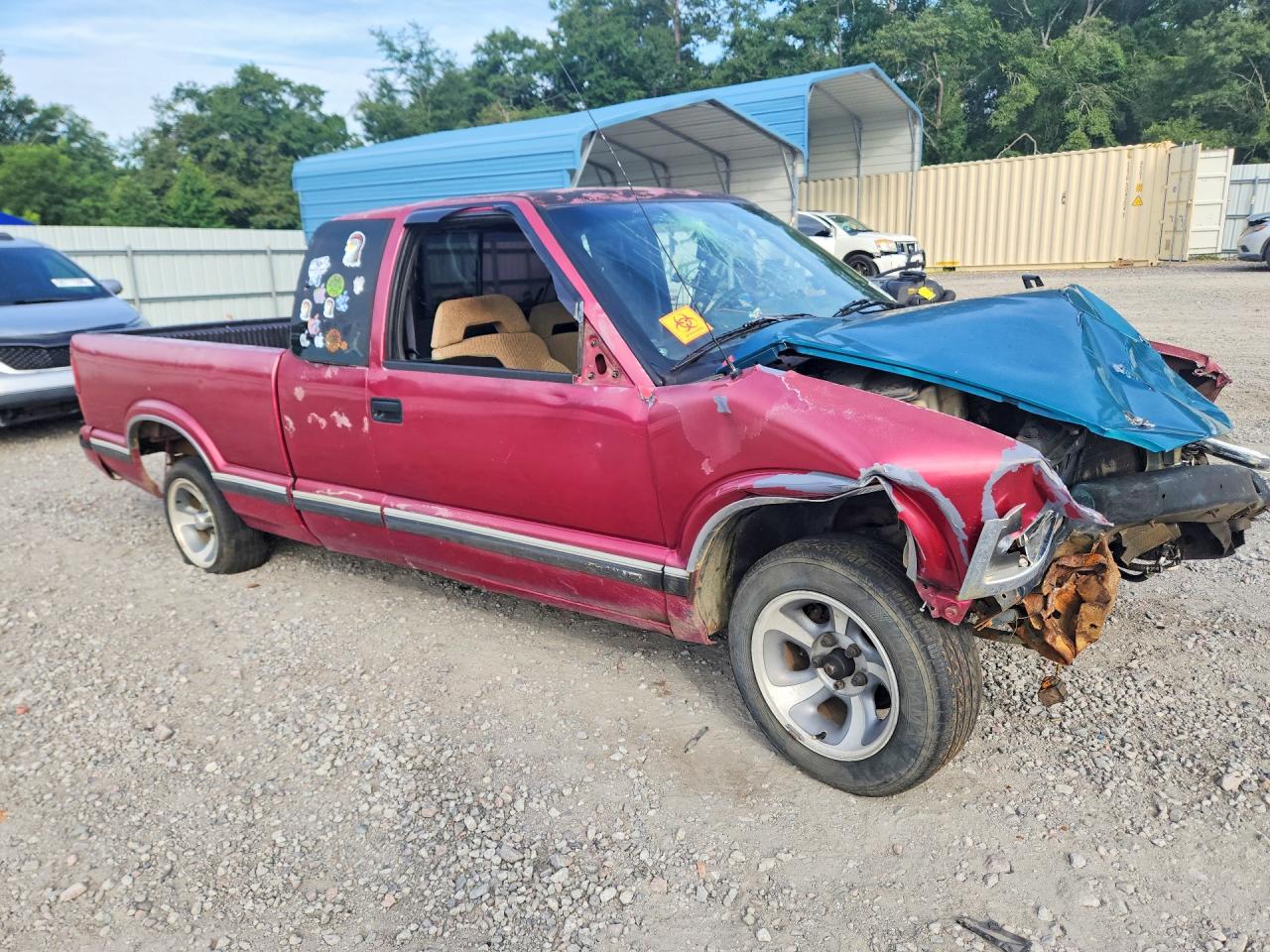 1995 Chevrolet S Truck S10 Maroon vin: 1GCCS19Z0S8152069