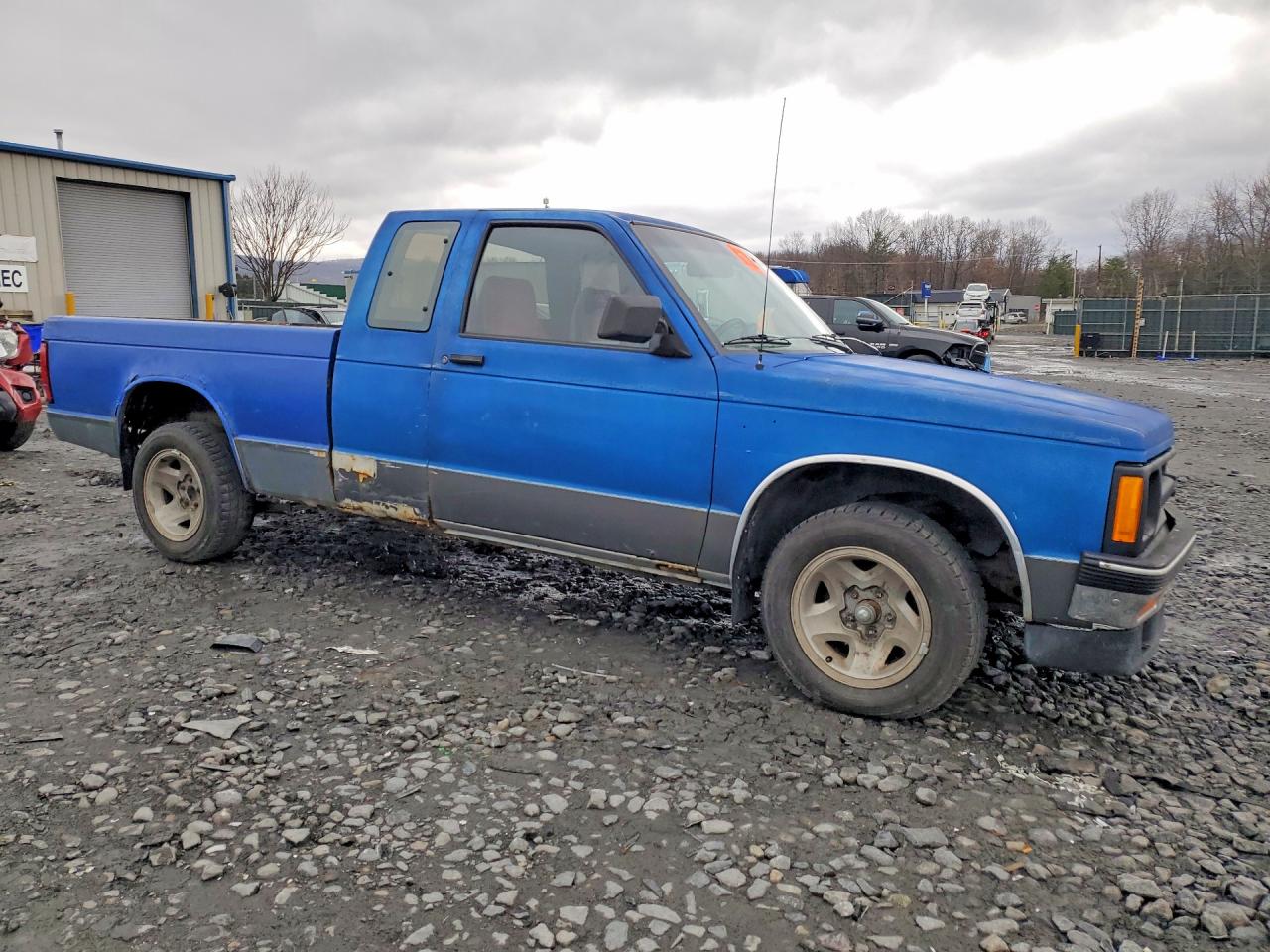 1991 Chevrolet S Truck S10 Blue vin: 1GCCS19Z1M0128090