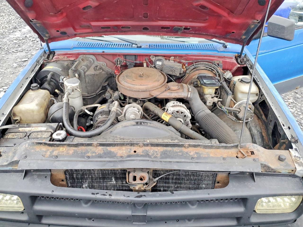 1991 Chevrolet S Truck S10 Blue vin: 1GCCS19Z1M0128090