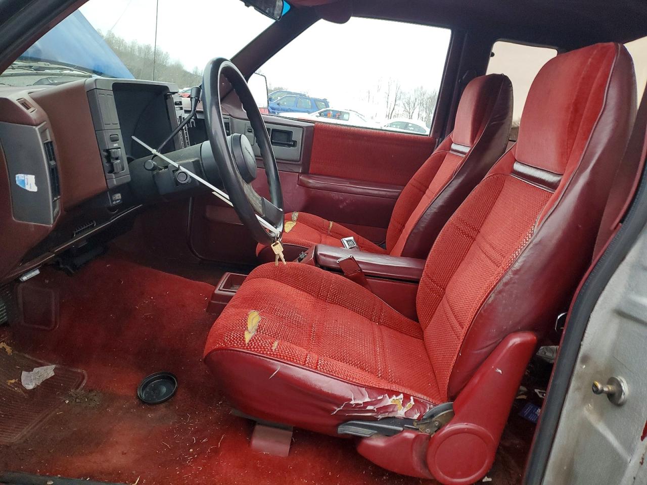 1991 Chevrolet S Truck S10 Blue vin: 1GCCS19Z1M0128090