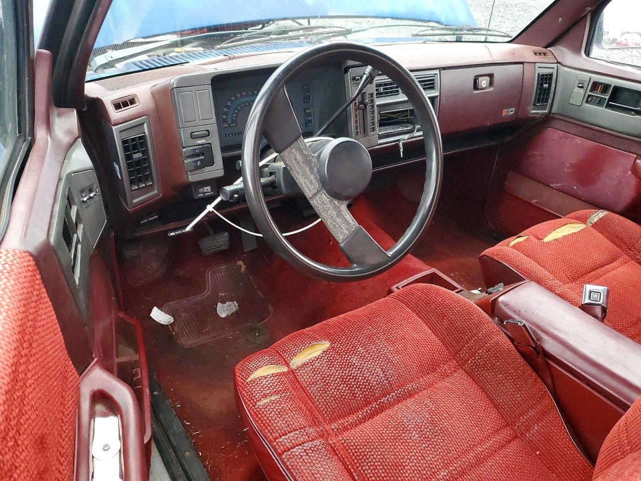1991 Chevrolet S Truck S10 Blue vin: 1GCCS19Z1M0128090