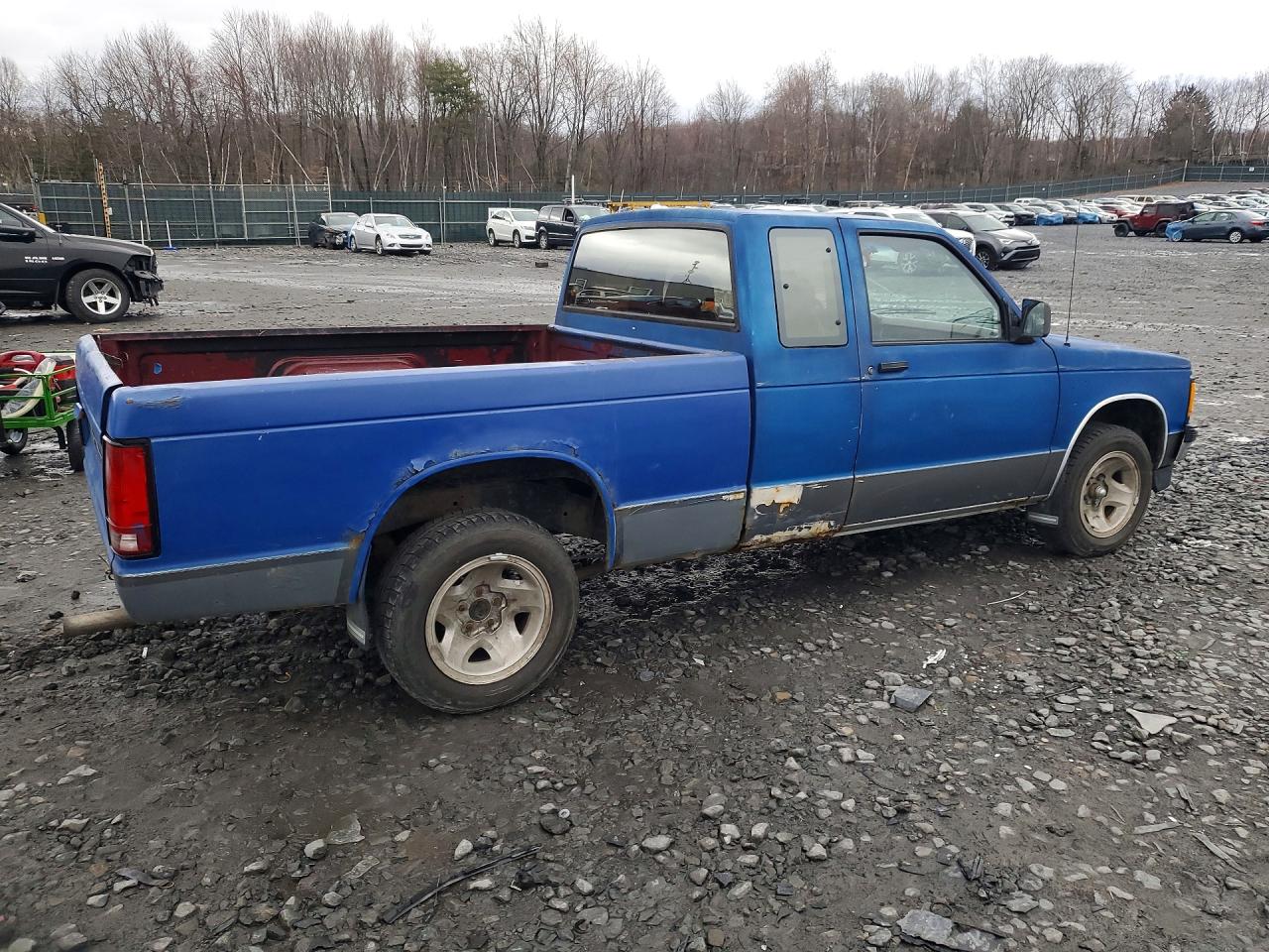 1991 Chevrolet S Truck S10 Blue vin: 1GCCS19Z1M0128090