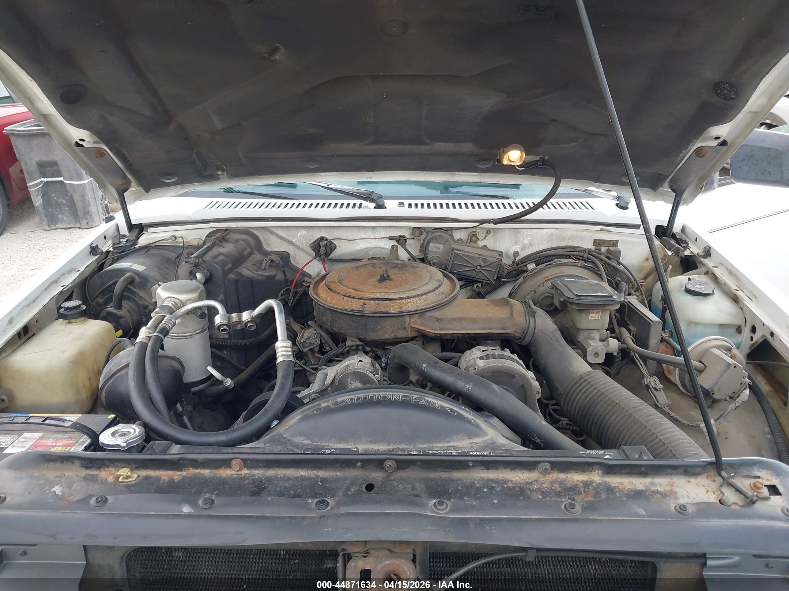 1993 Chevrolet S Truck S10 White vin: 1GCCS19Z1P0125940