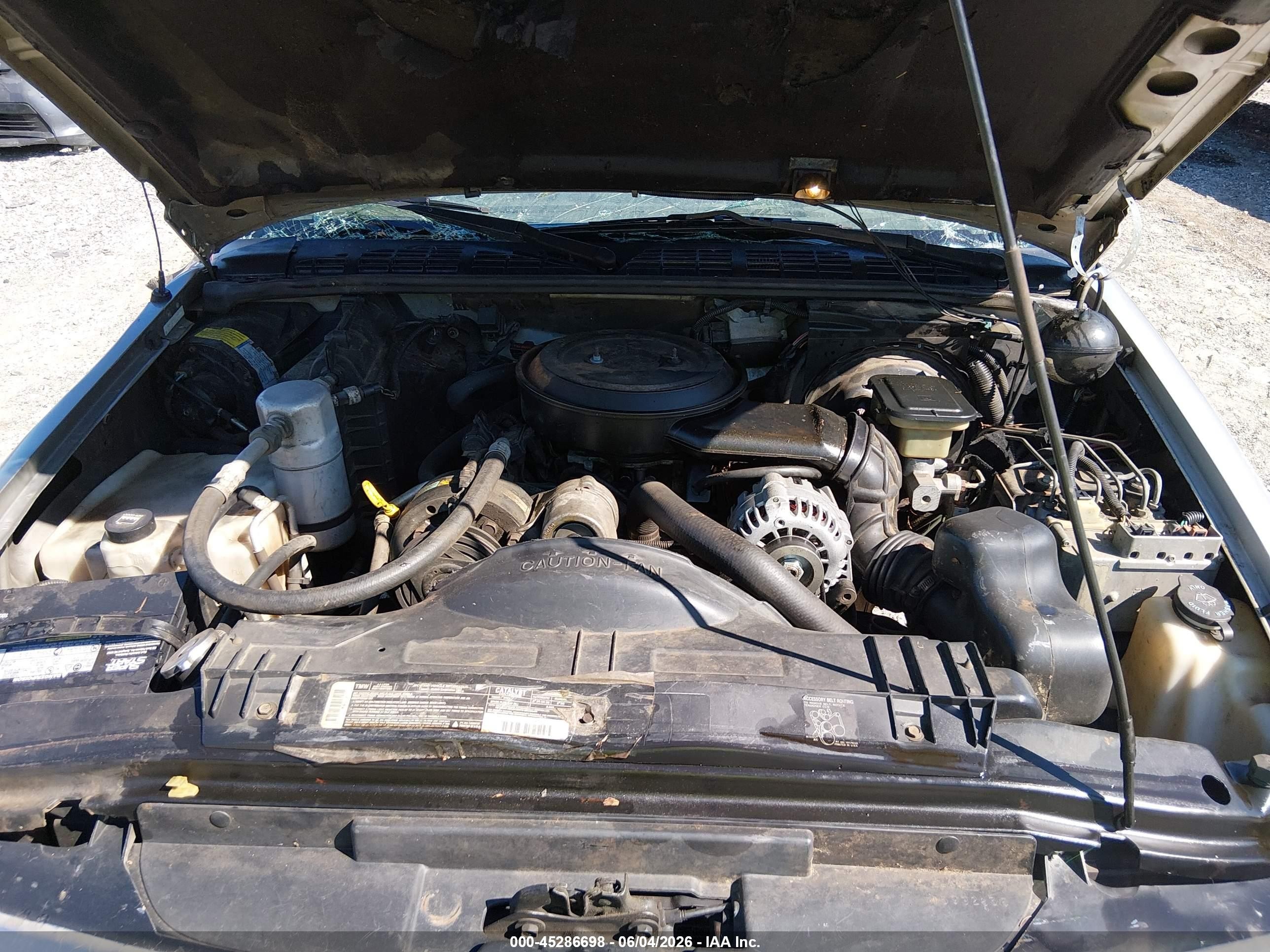 1994 Chevrolet S Truck S10 Silver vin: 1GCCS19Z1R8190601
