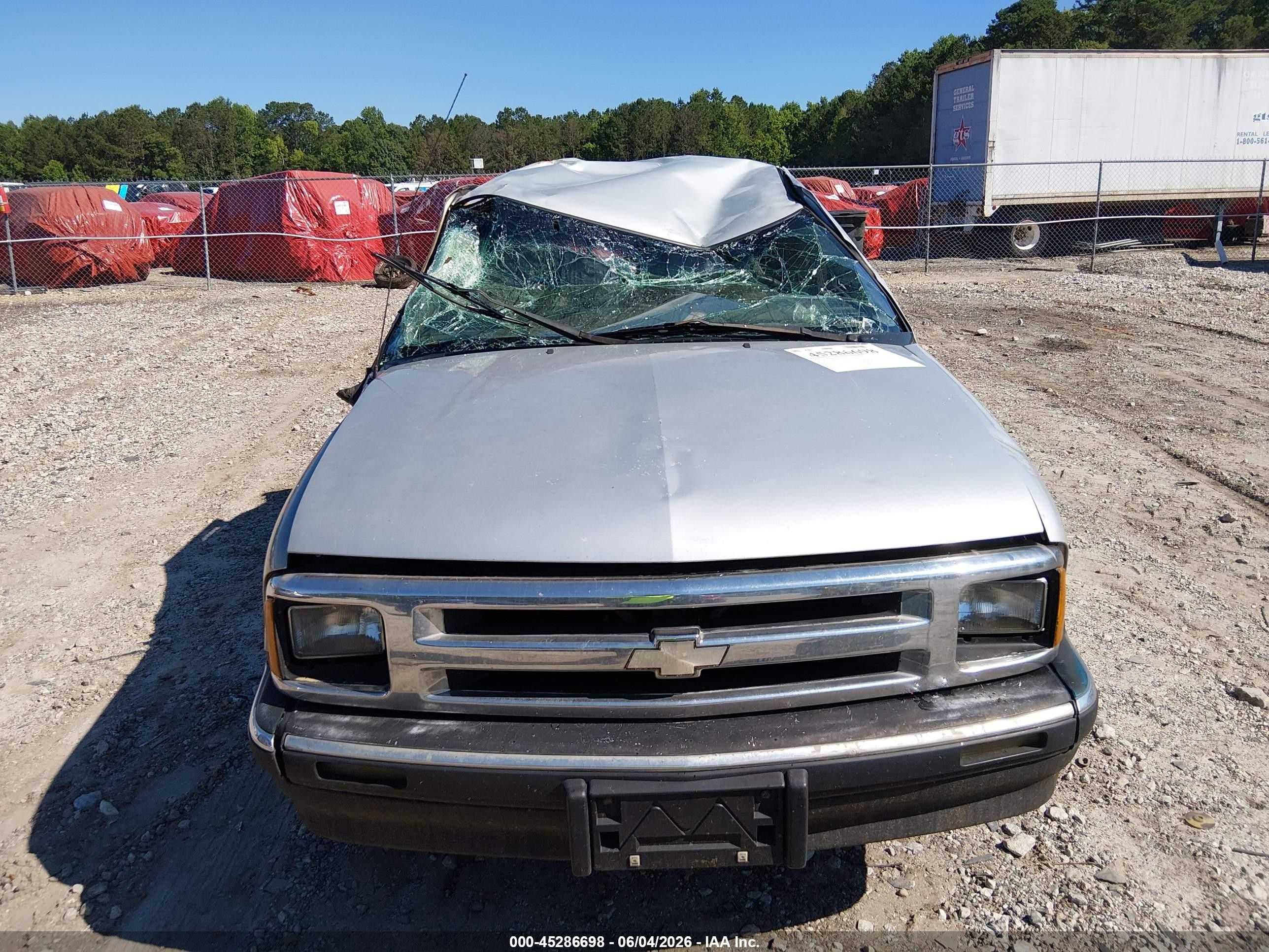 1994 Chevrolet S Truck S10 Silver vin: 1GCCS19Z1R8190601