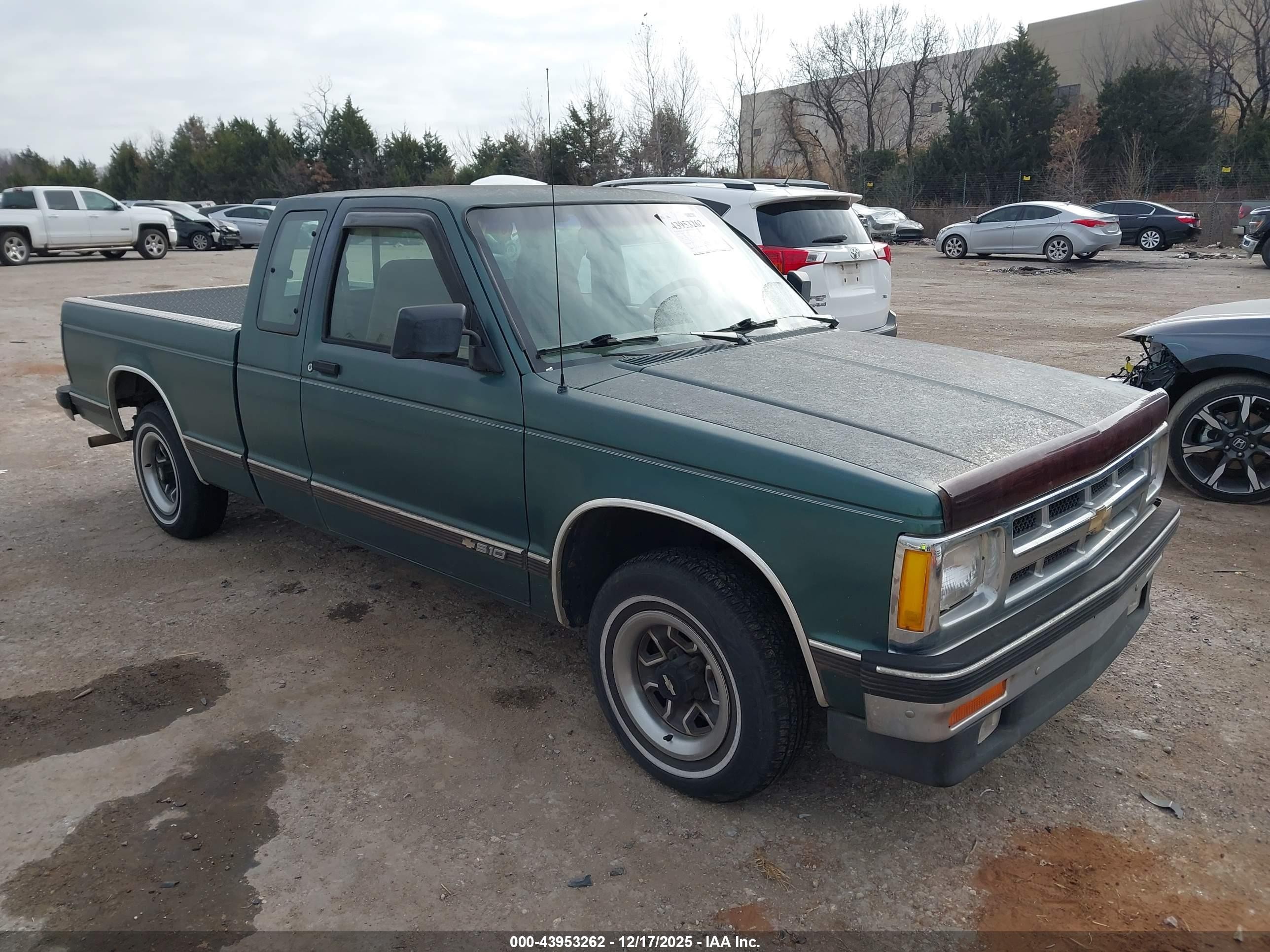 1993 Chevrolet S Truck S10 Зеленый vin: 1GCCS19Z4P8107403