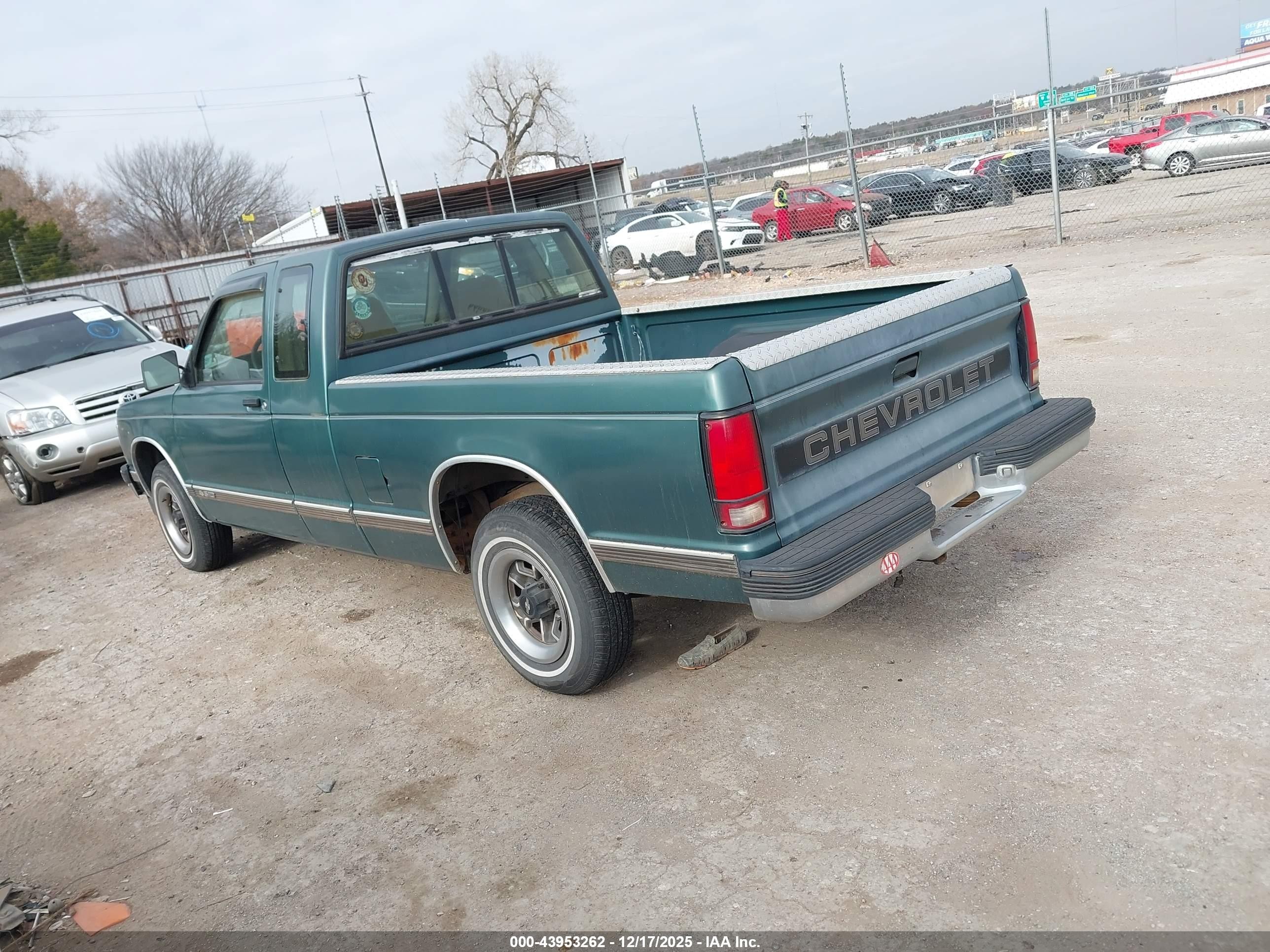 1993 Chevrolet S Truck S10 Green vin: 1GCCS19Z4P8107403