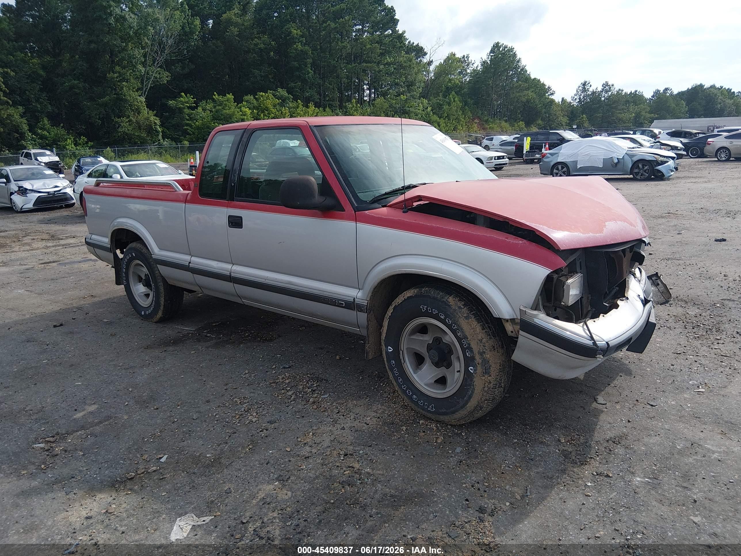 1994 Chevrolet S Truck S10 Silver vin: 1GCCS19Z4R8154482