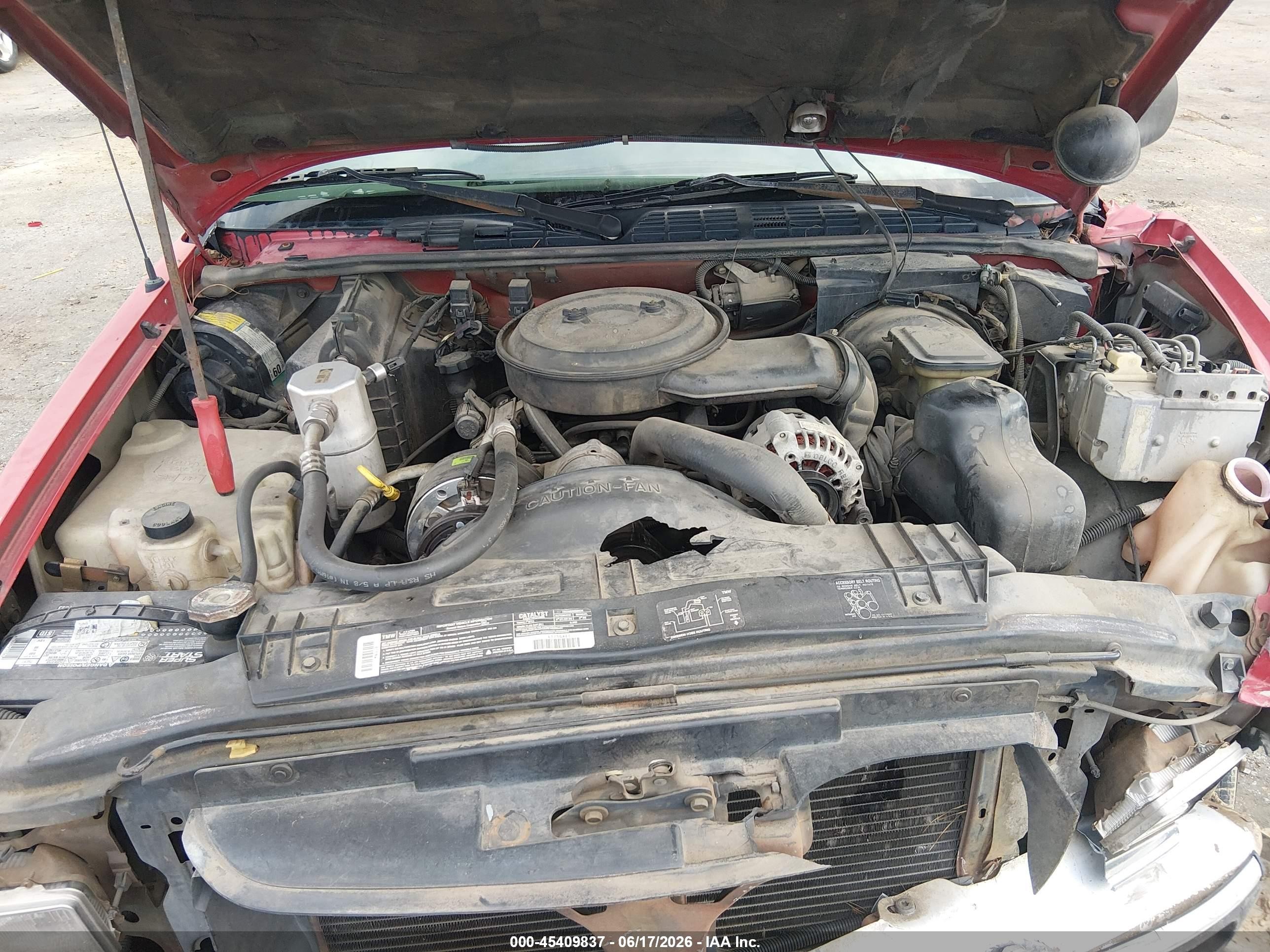 1994 Chevrolet S Truck S10 Silver vin: 1GCCS19Z4R8154482