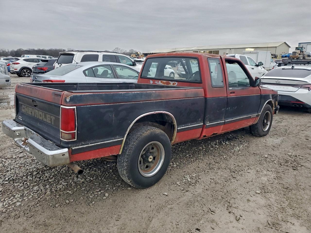 1991 Chevrolet S Truck S10 Red vin: 1GCCS19Z5M0141103