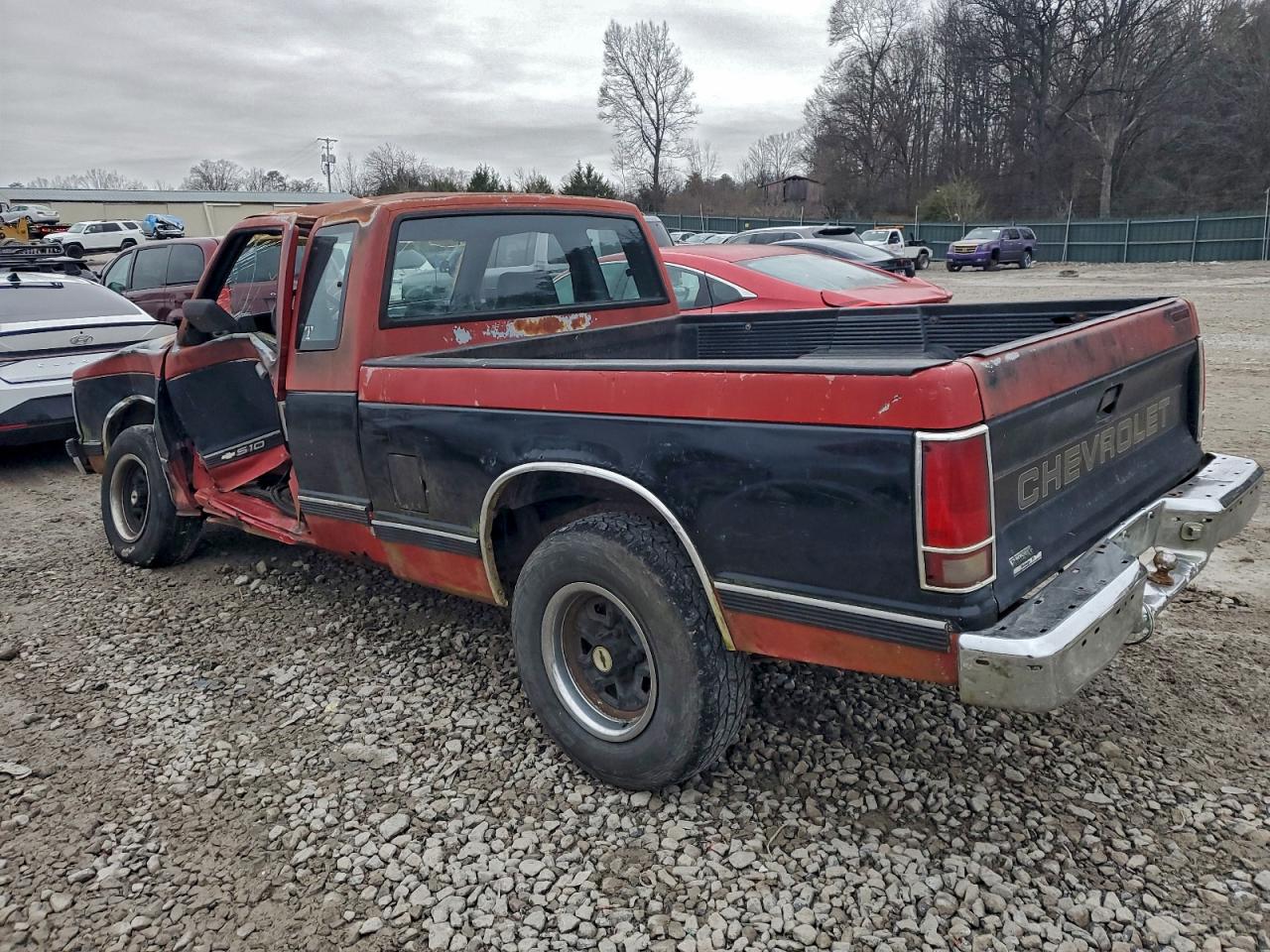 1991 Chevrolet S Truck S10 Red vin: 1GCCS19Z5M0141103